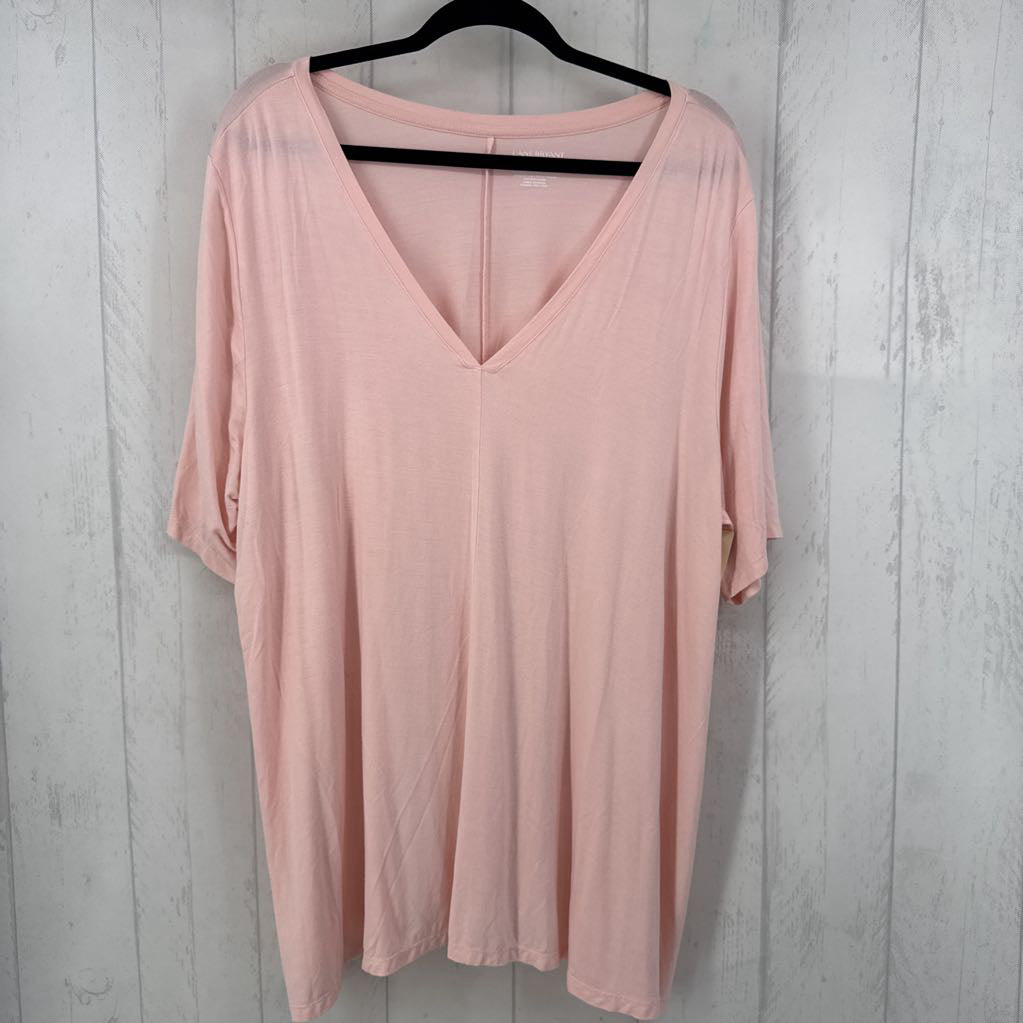 Rayon V-Neck S/s