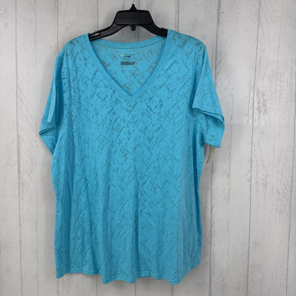 DryTek Burnout V-neck top