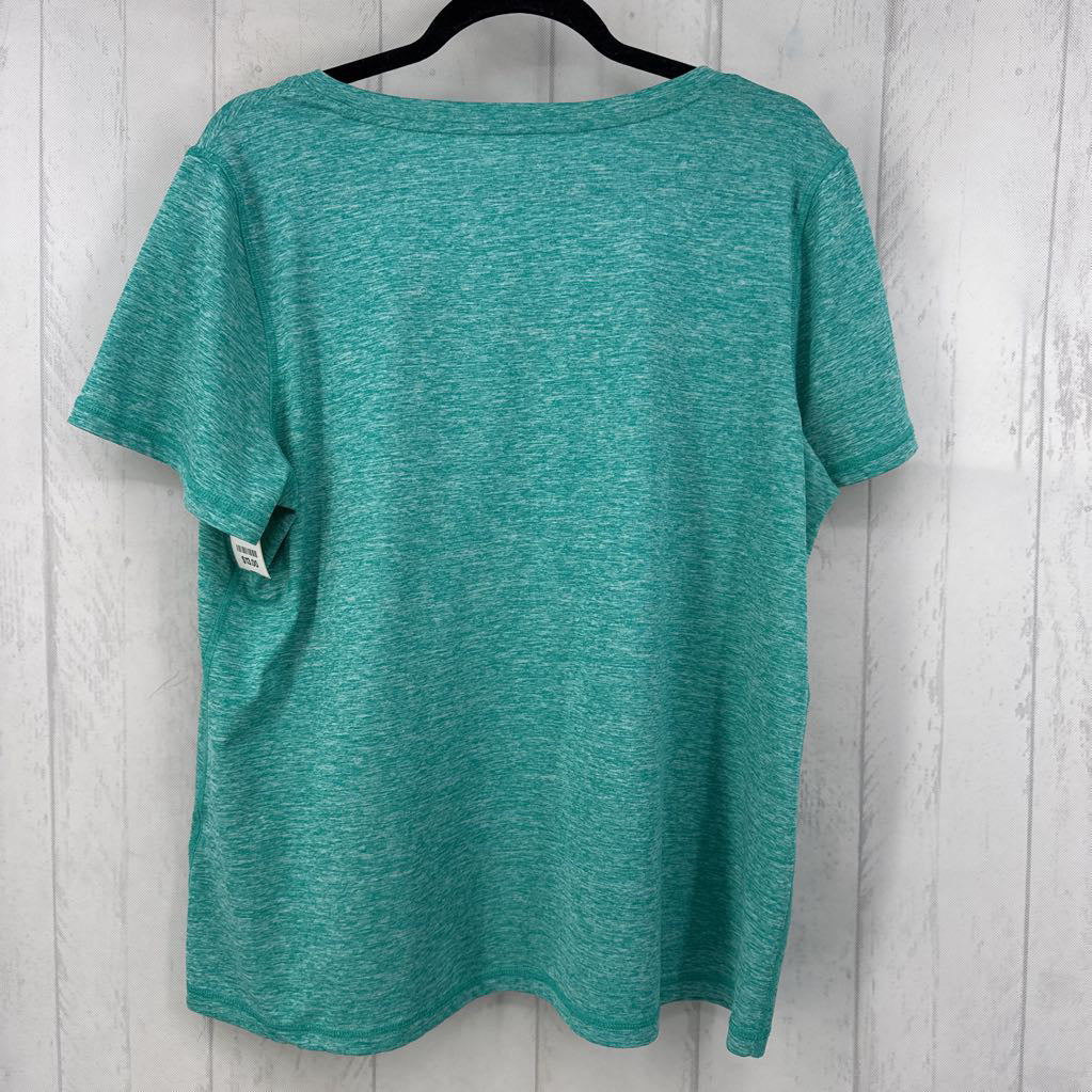 Heathered Performance V-Neck Tee