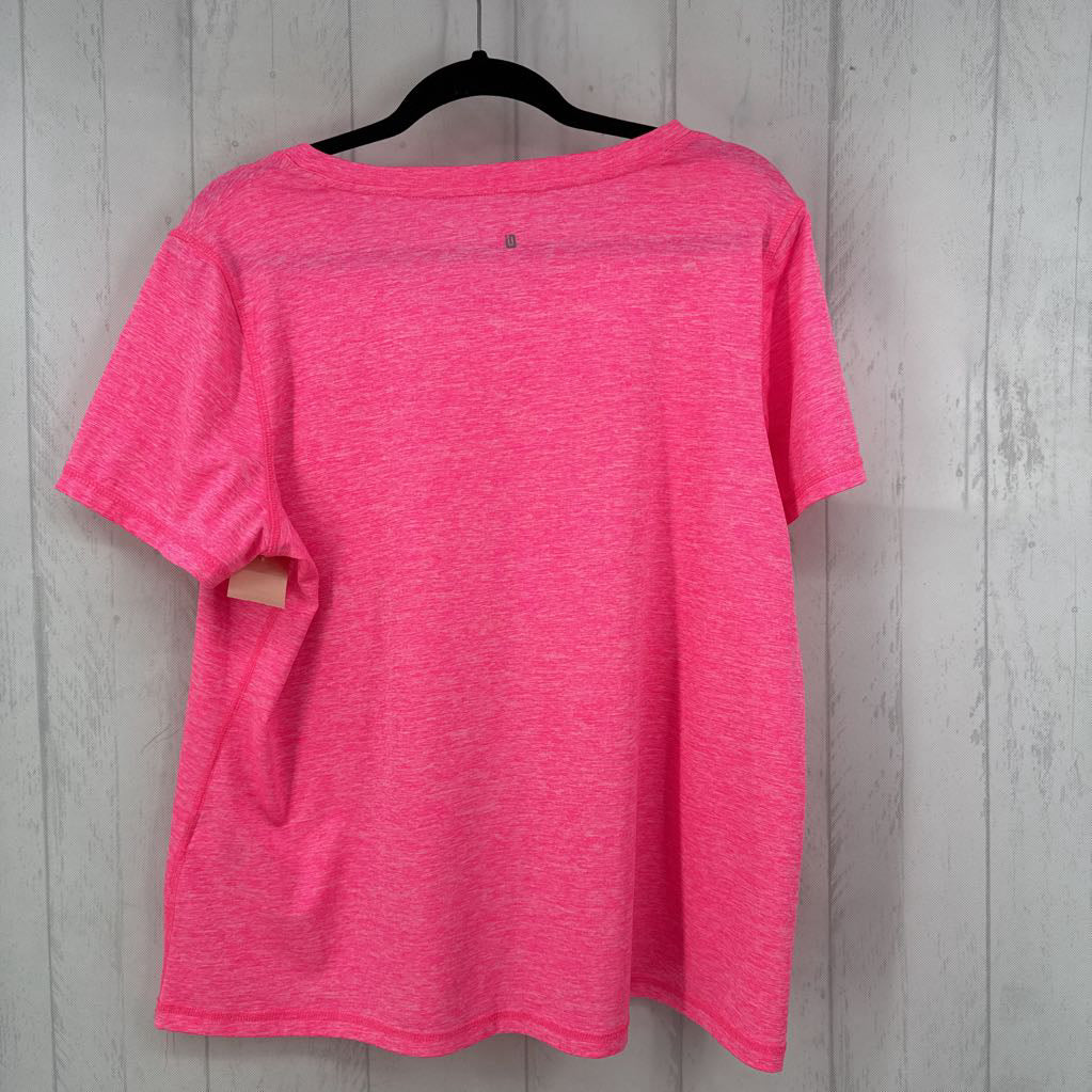 Heathered Performance V-Neck Tee