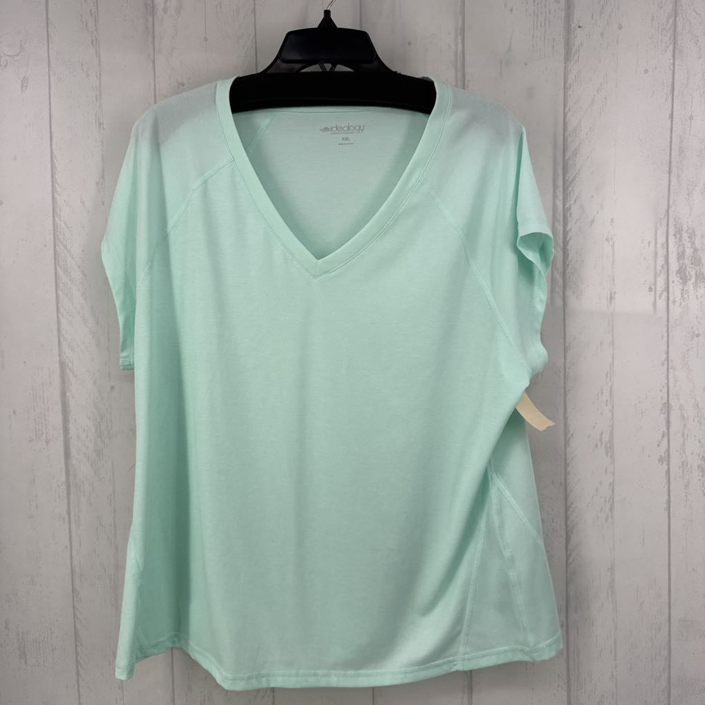 Heathered Performance V-Neck Tee