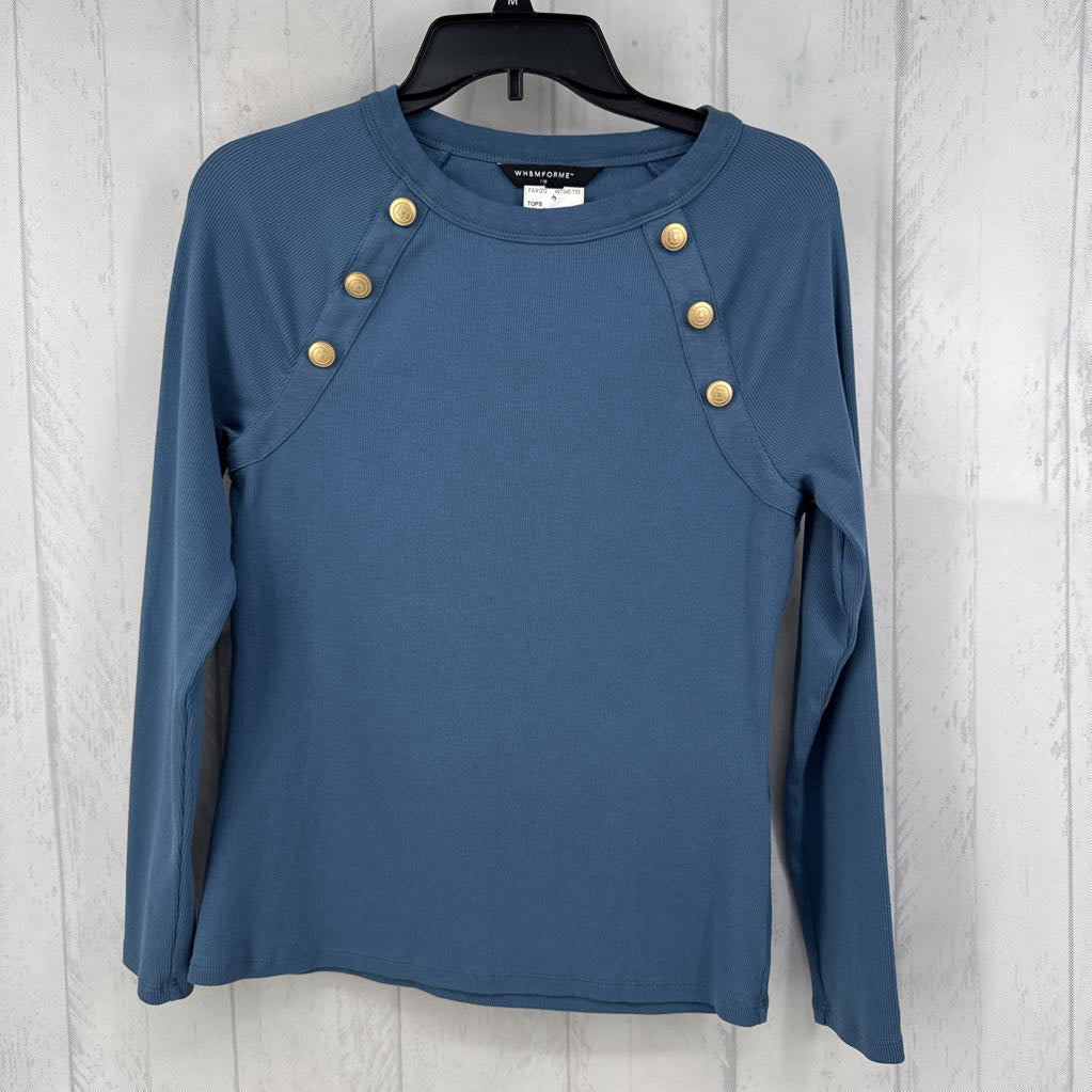 Rib Stretch Button l/s