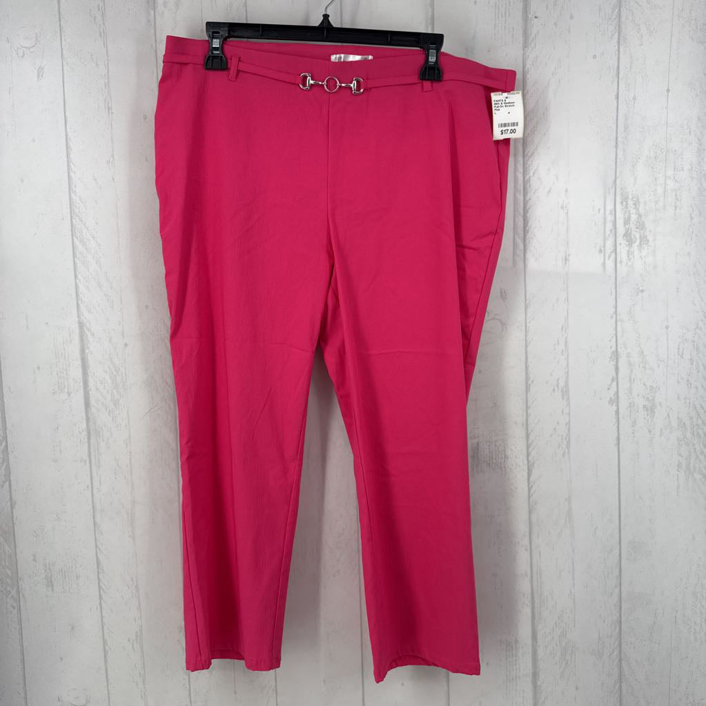 Pull-On Stretch Cropped Pants