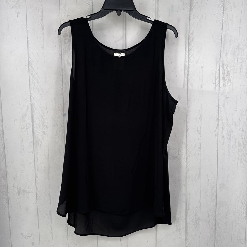 Sheer Scoop Neck Tank Top