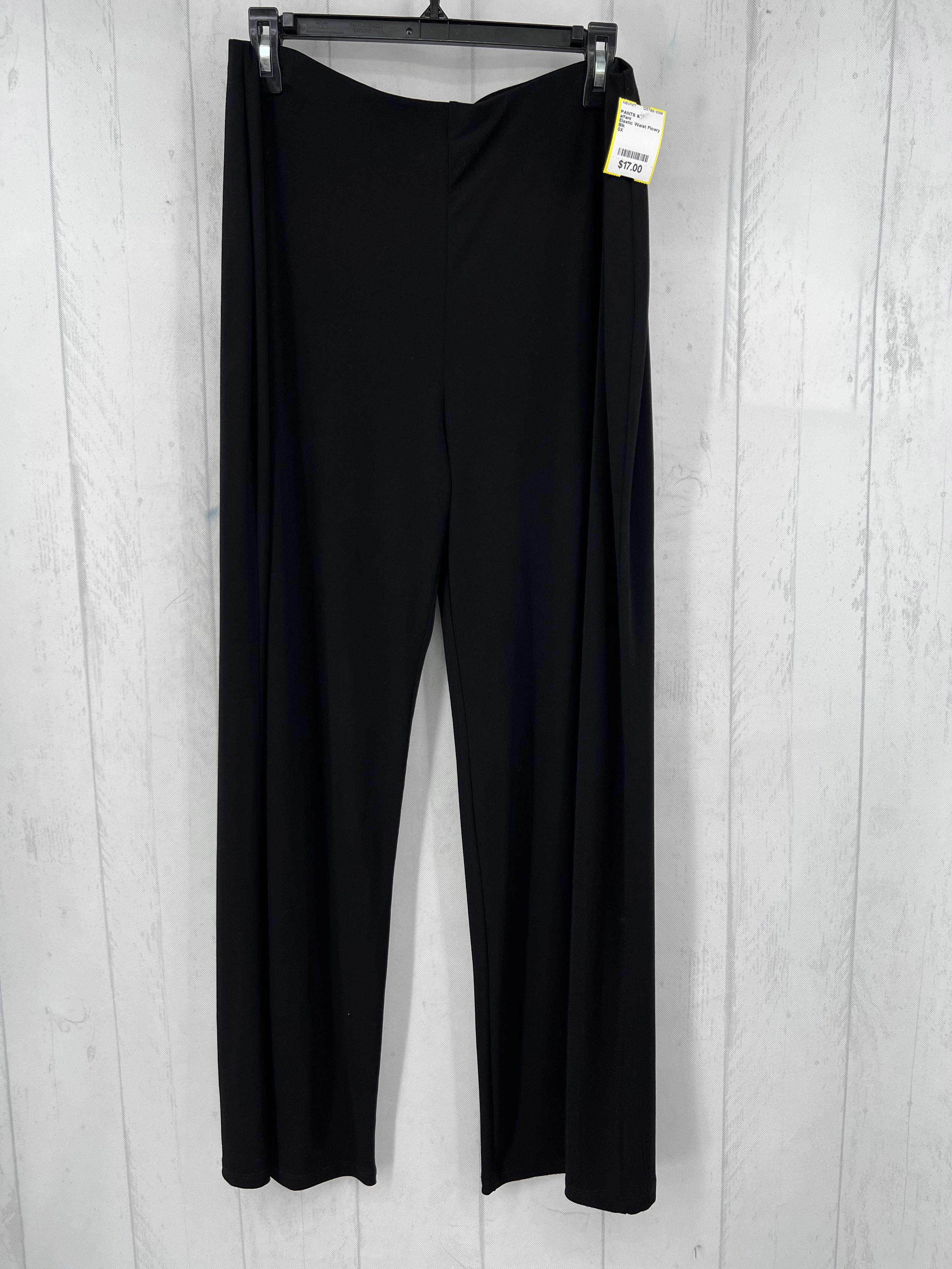Elastic Waist Flowy Stretch Pants