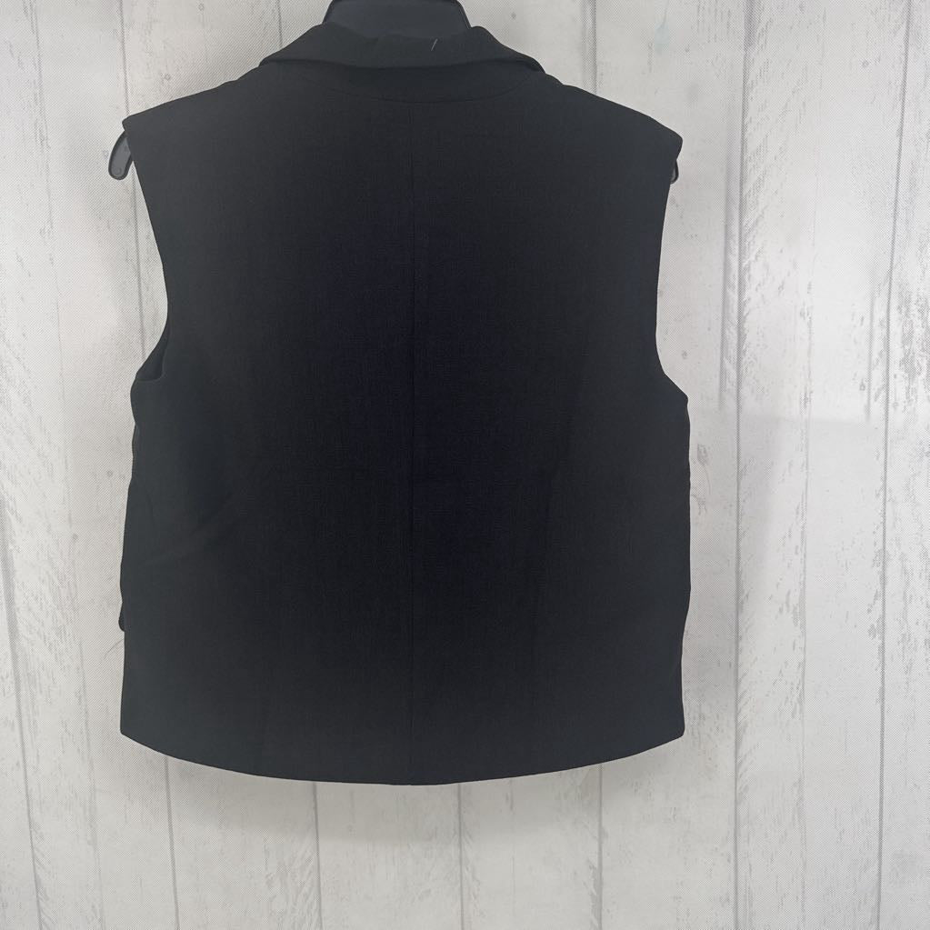 S single button vest