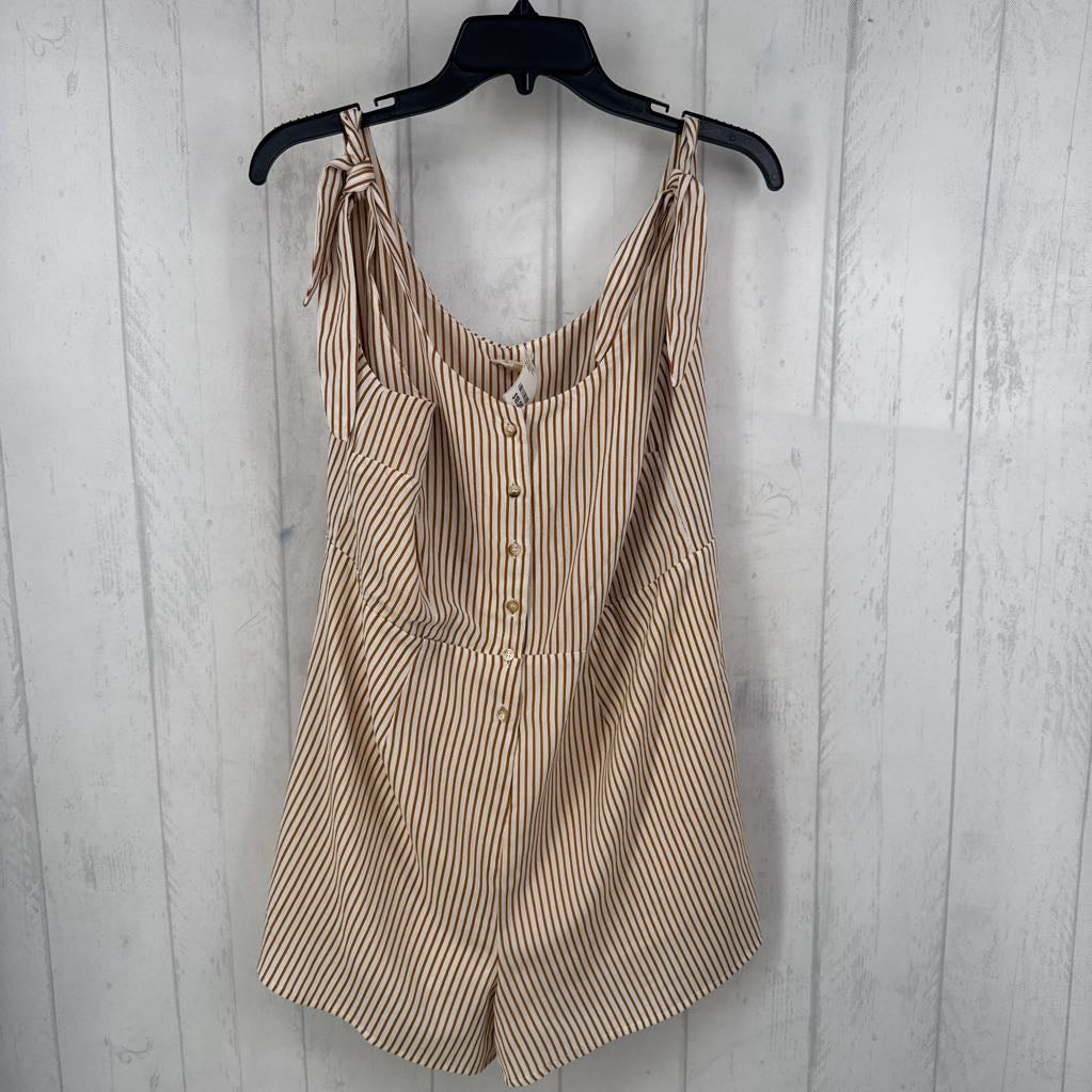 L striped slvls romper