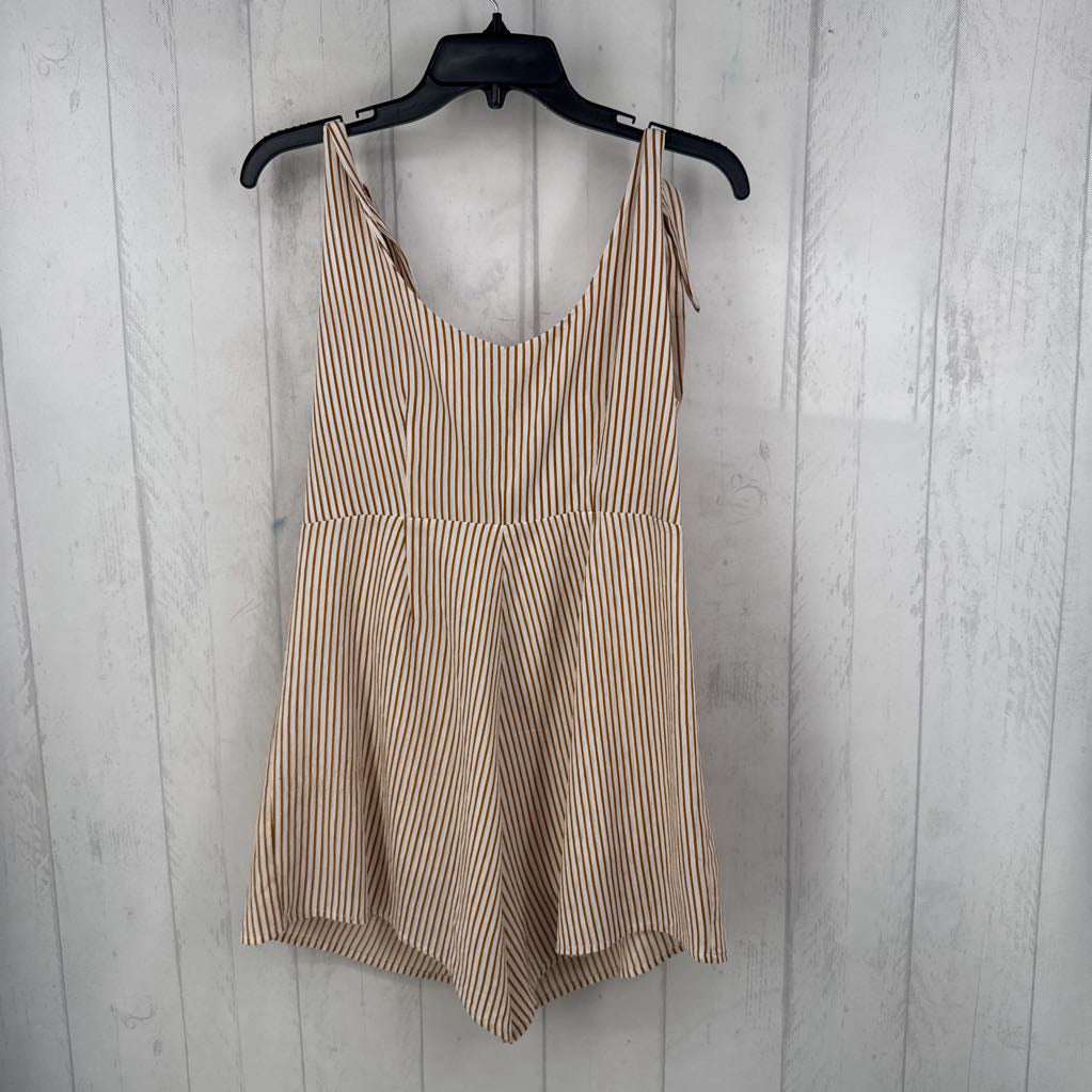 L striped slvls romper
