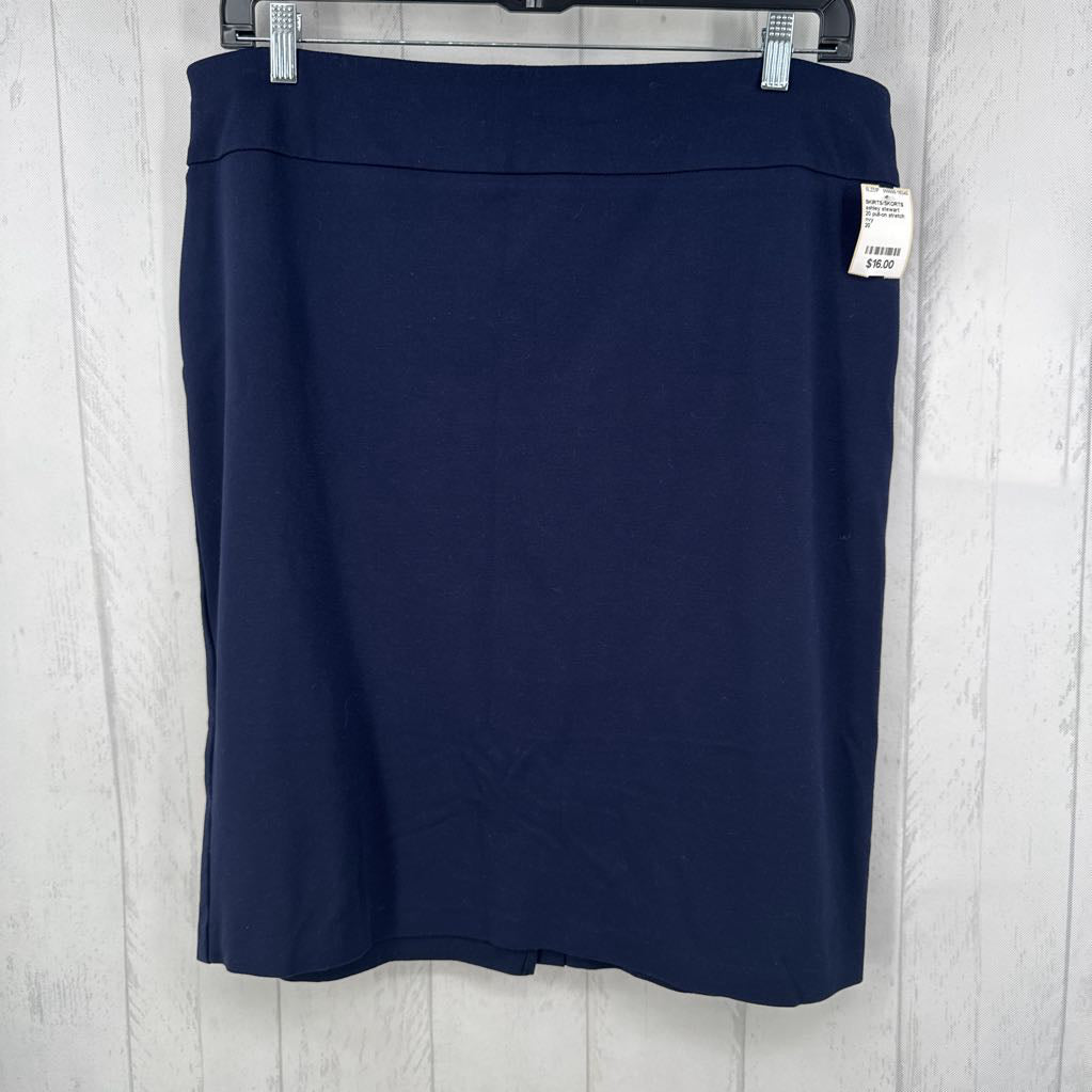 20 pull-on stretch knit skirt