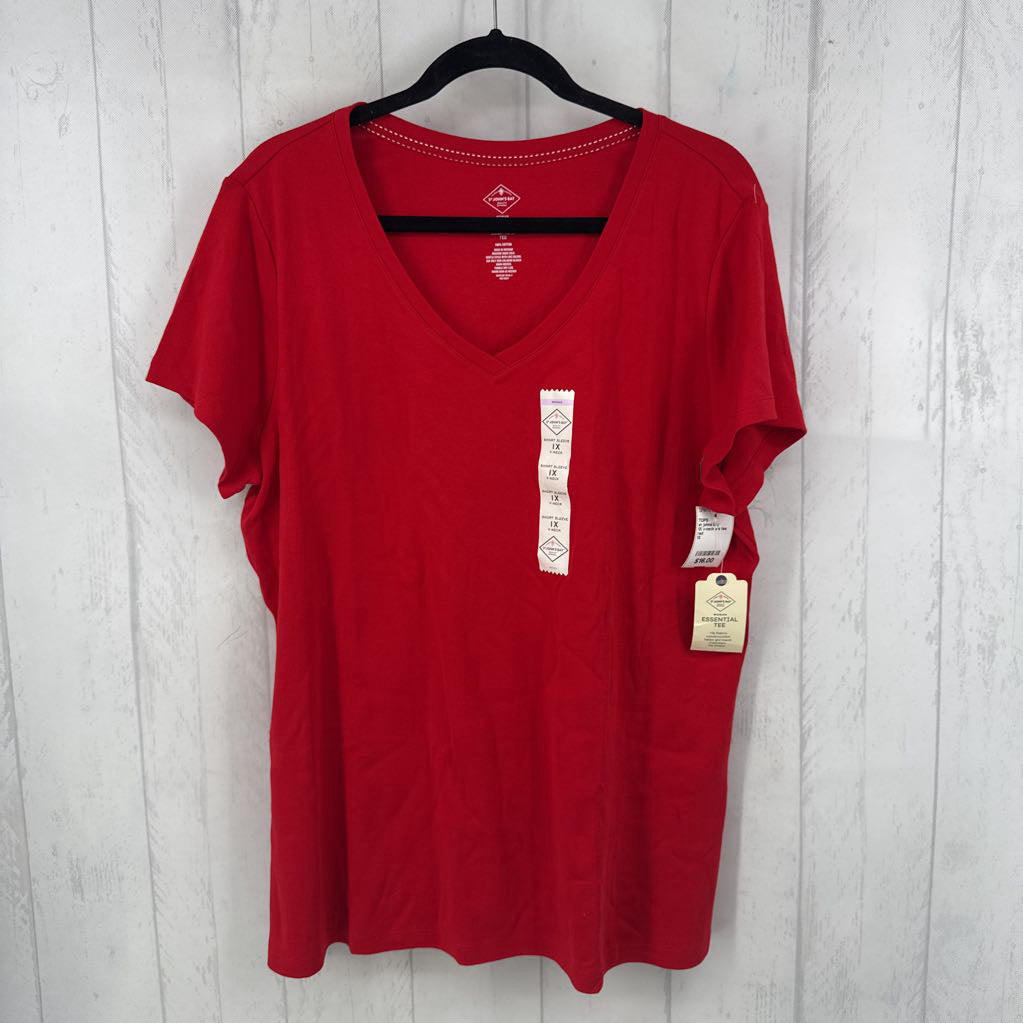 1X v-neck s/s tee