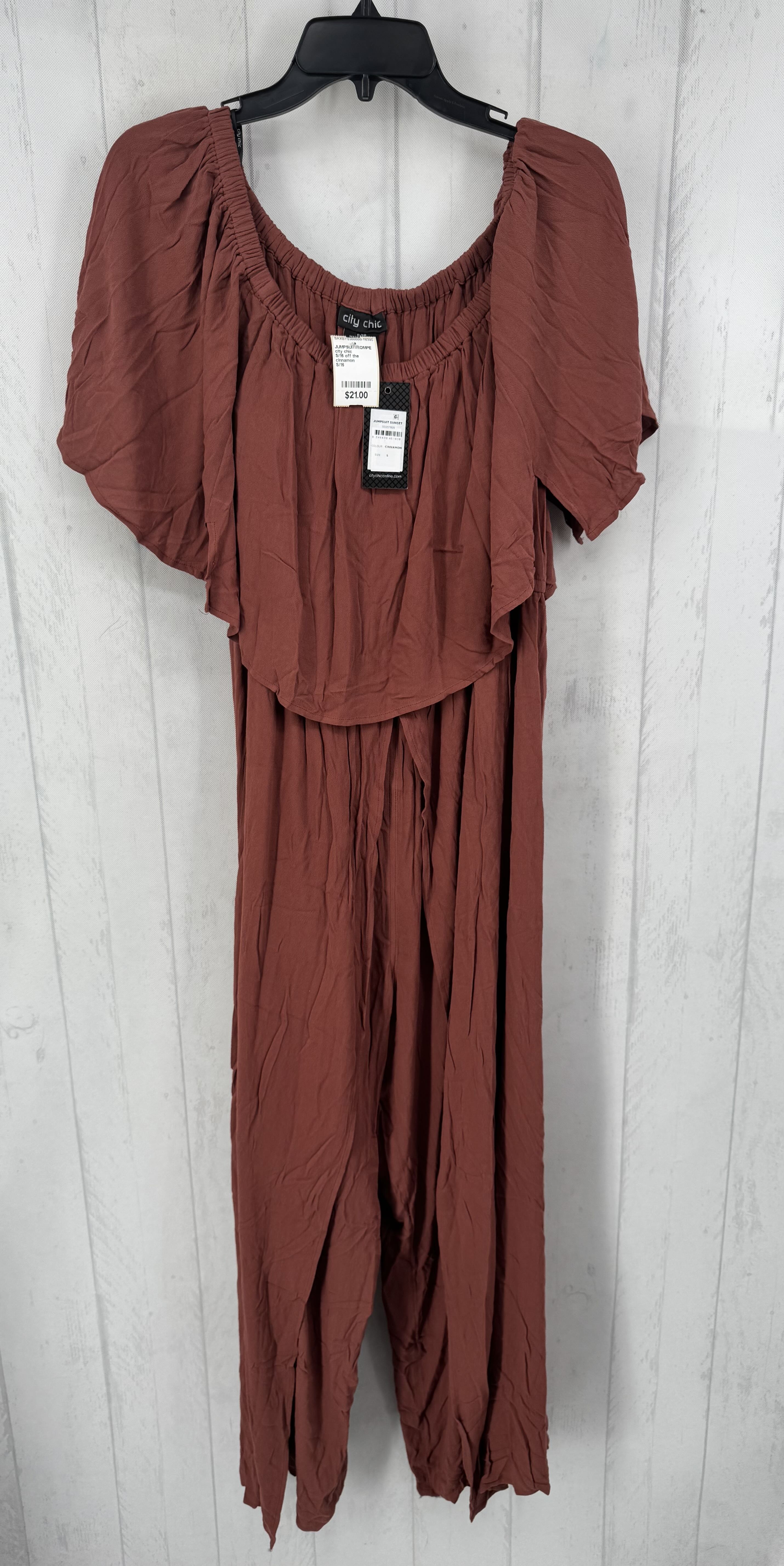 S/16 off the shoulder jumpsuit