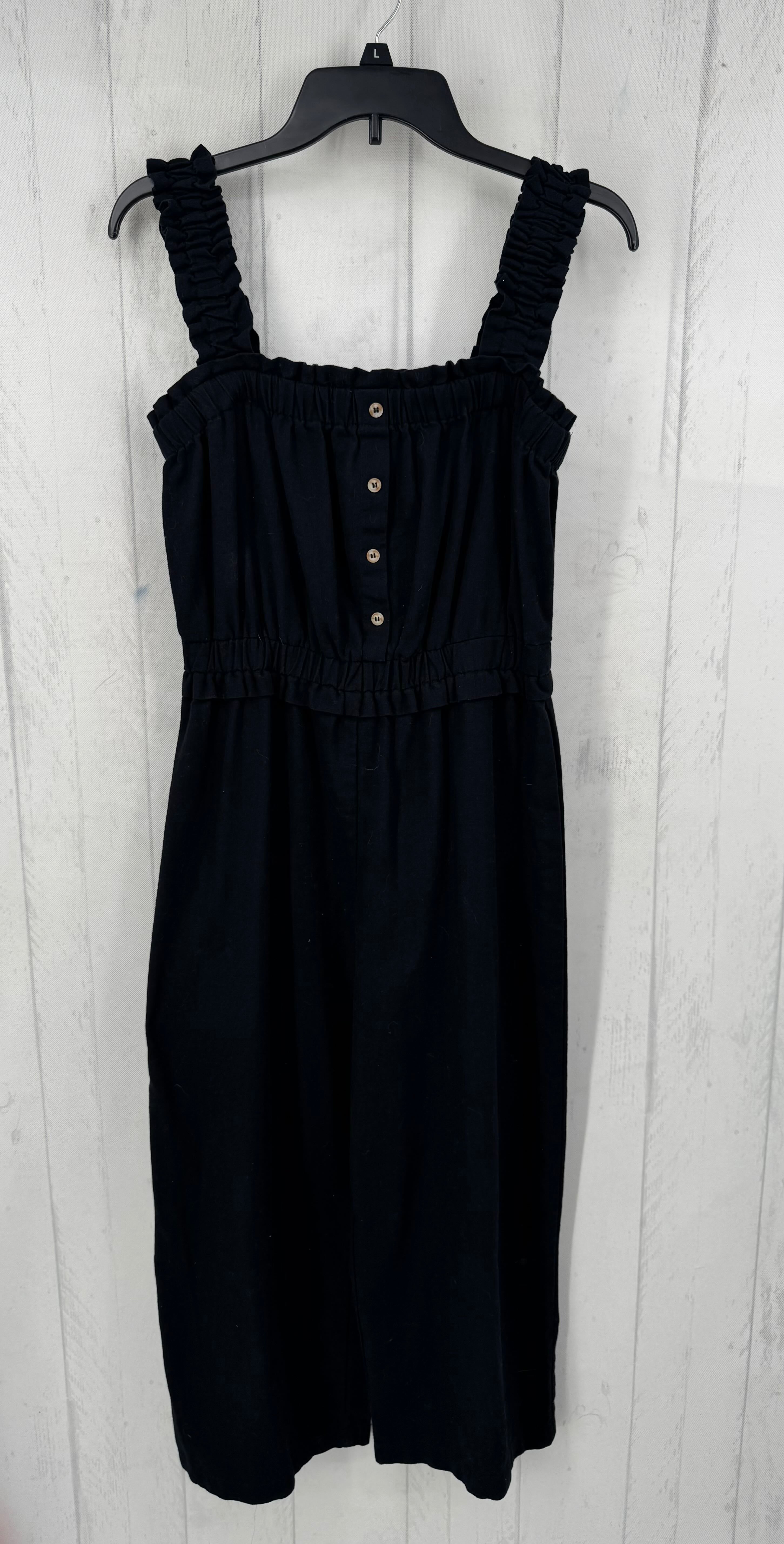 L ruched strap slvls jumpsuit
