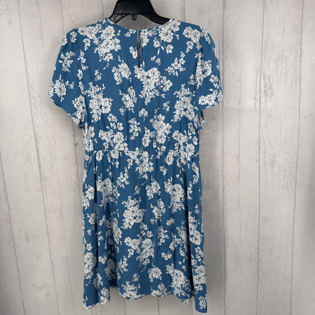 L flo print s/s dress