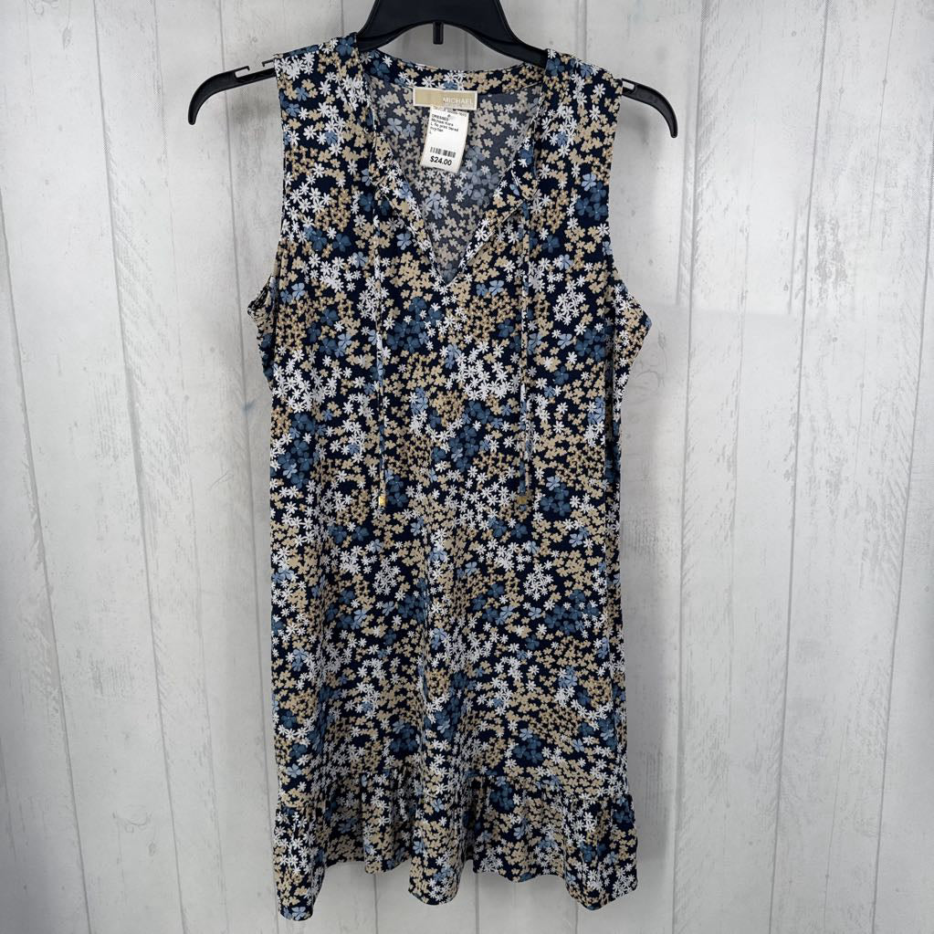 L flo print tiered slvls dress