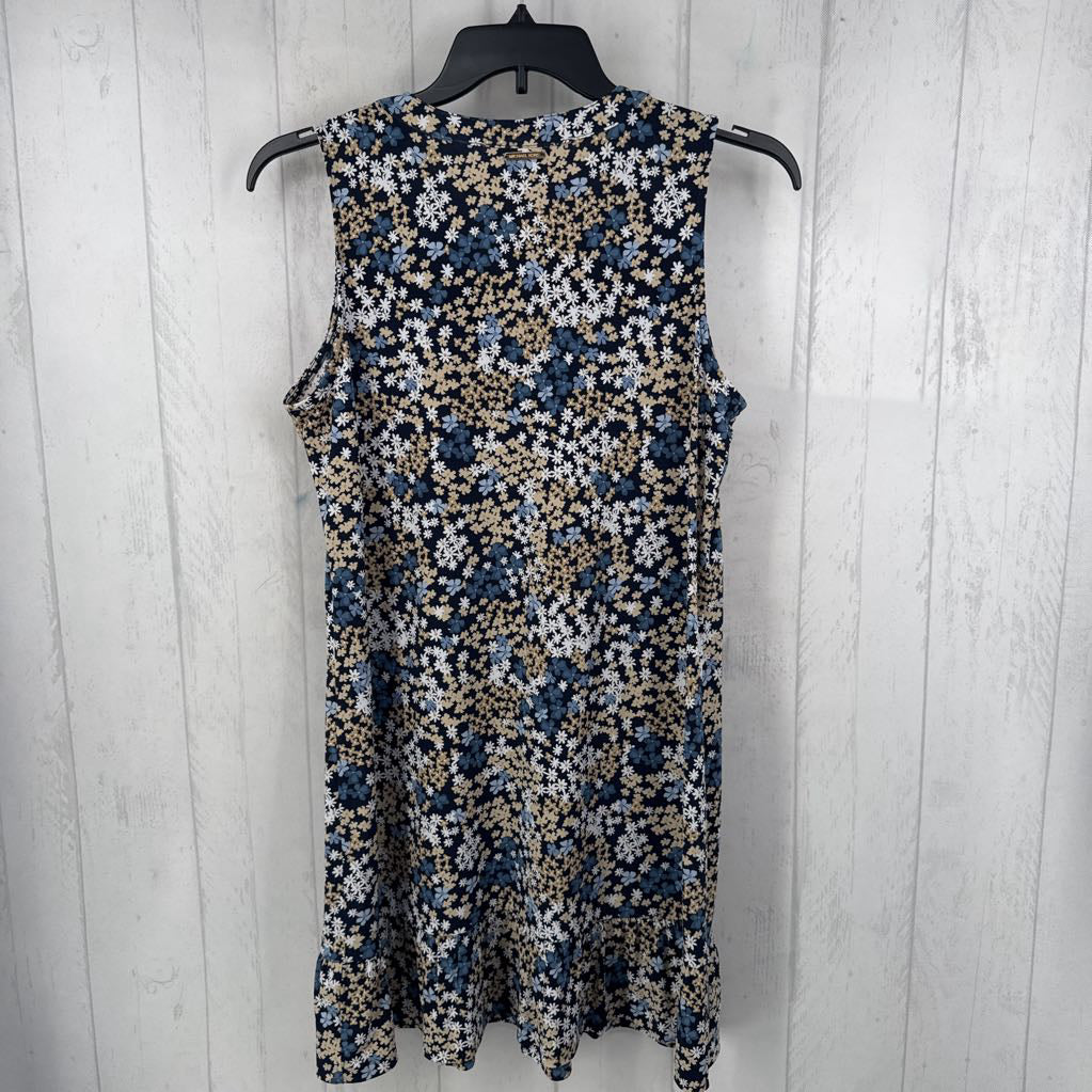 L flo print tiered slvls dress