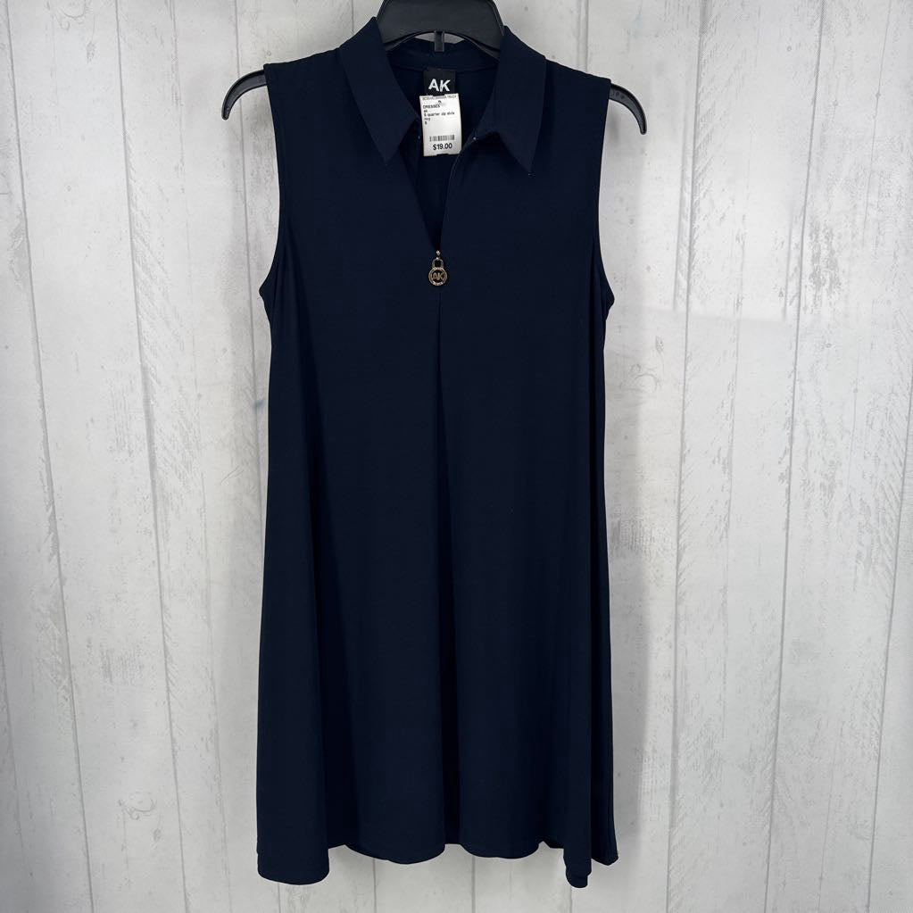 S quarter zip slvls dress