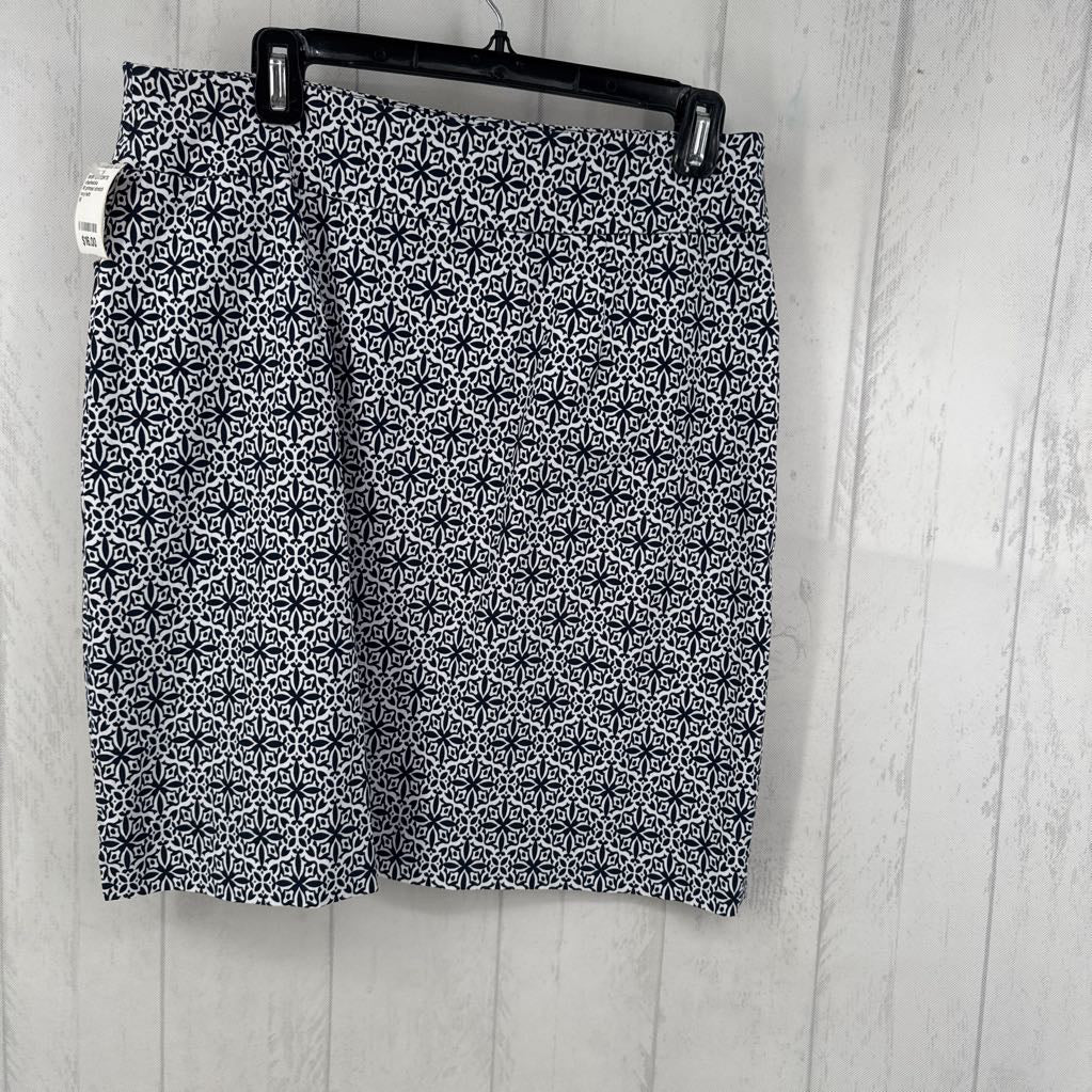 M printed stretch skirt