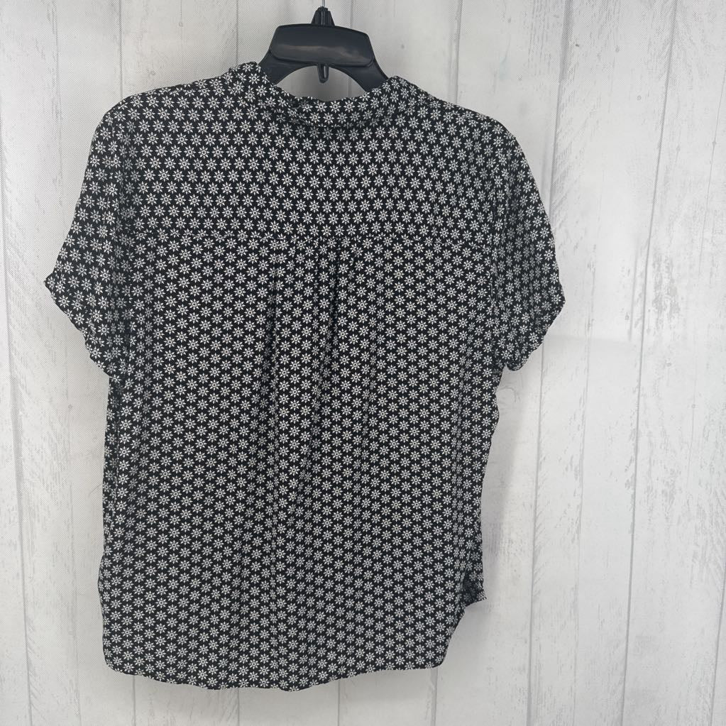 Lp flo print button down s/s top