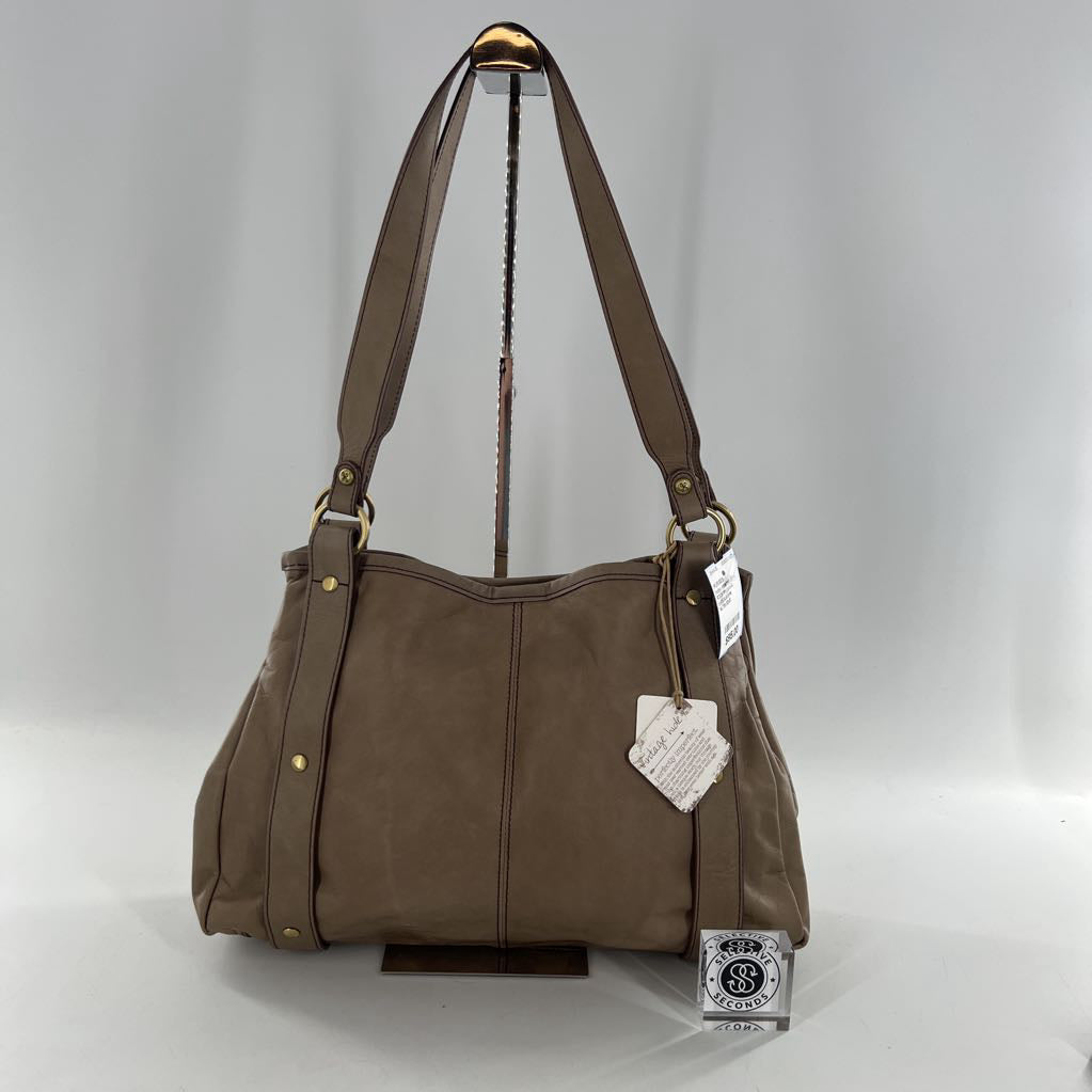 R308 magnetic closure studded satchel