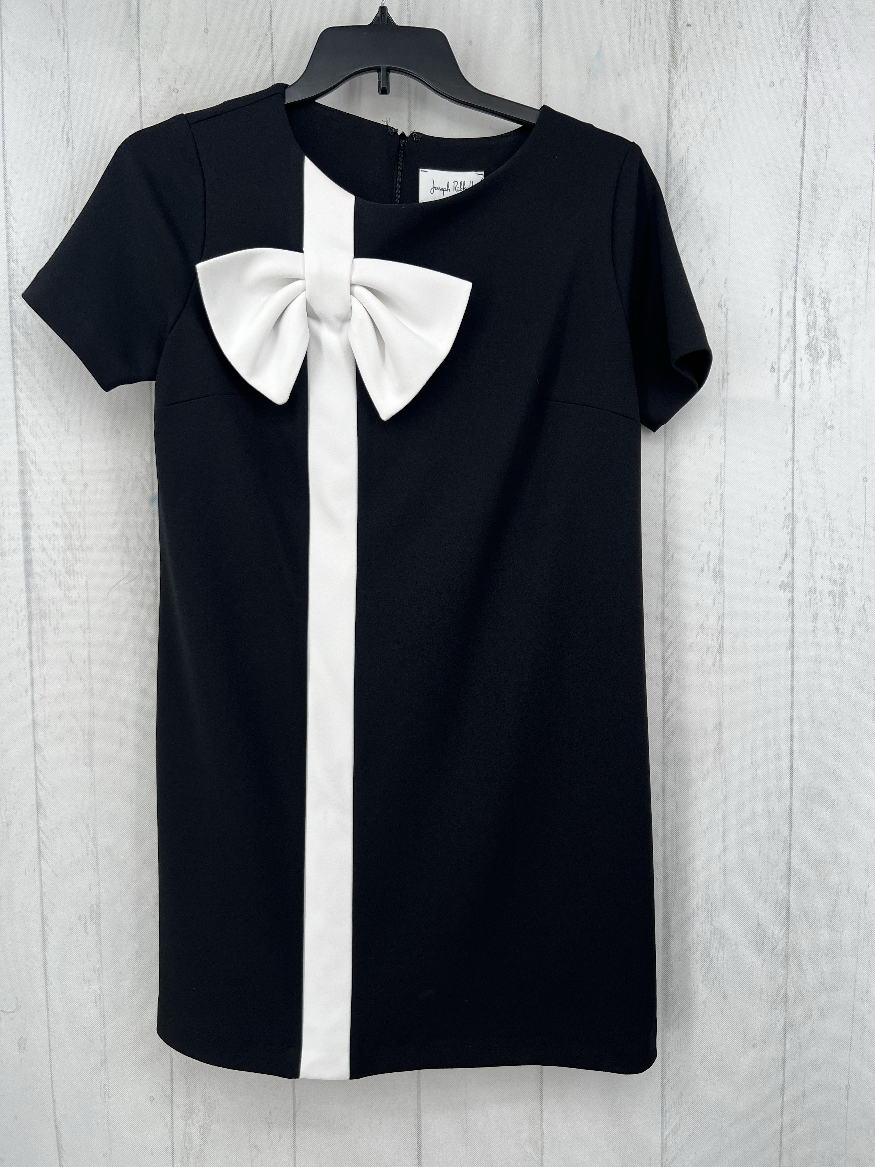 12 colorblock bow detail s/s dress