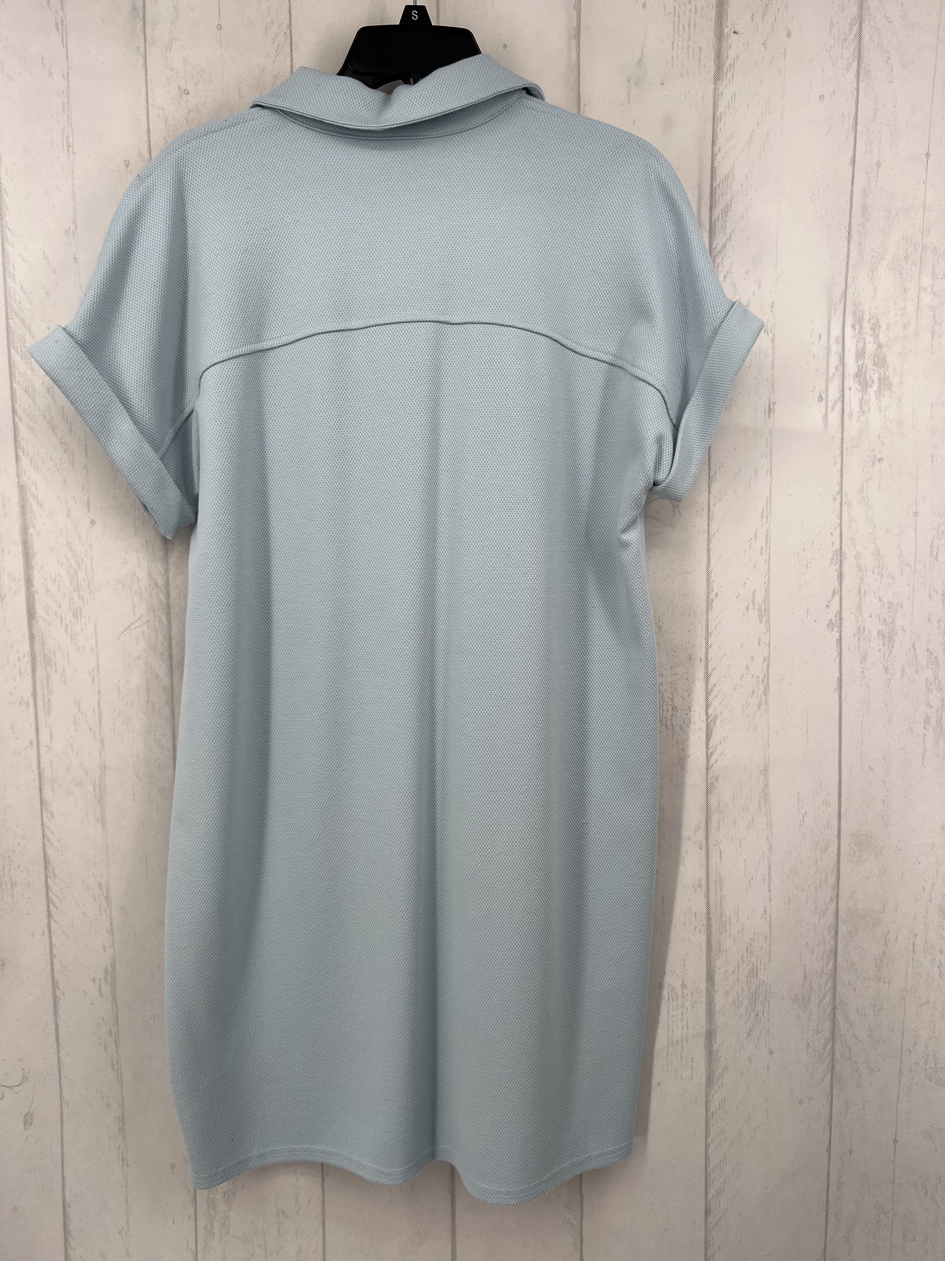 M textured quarter button down s/s top
