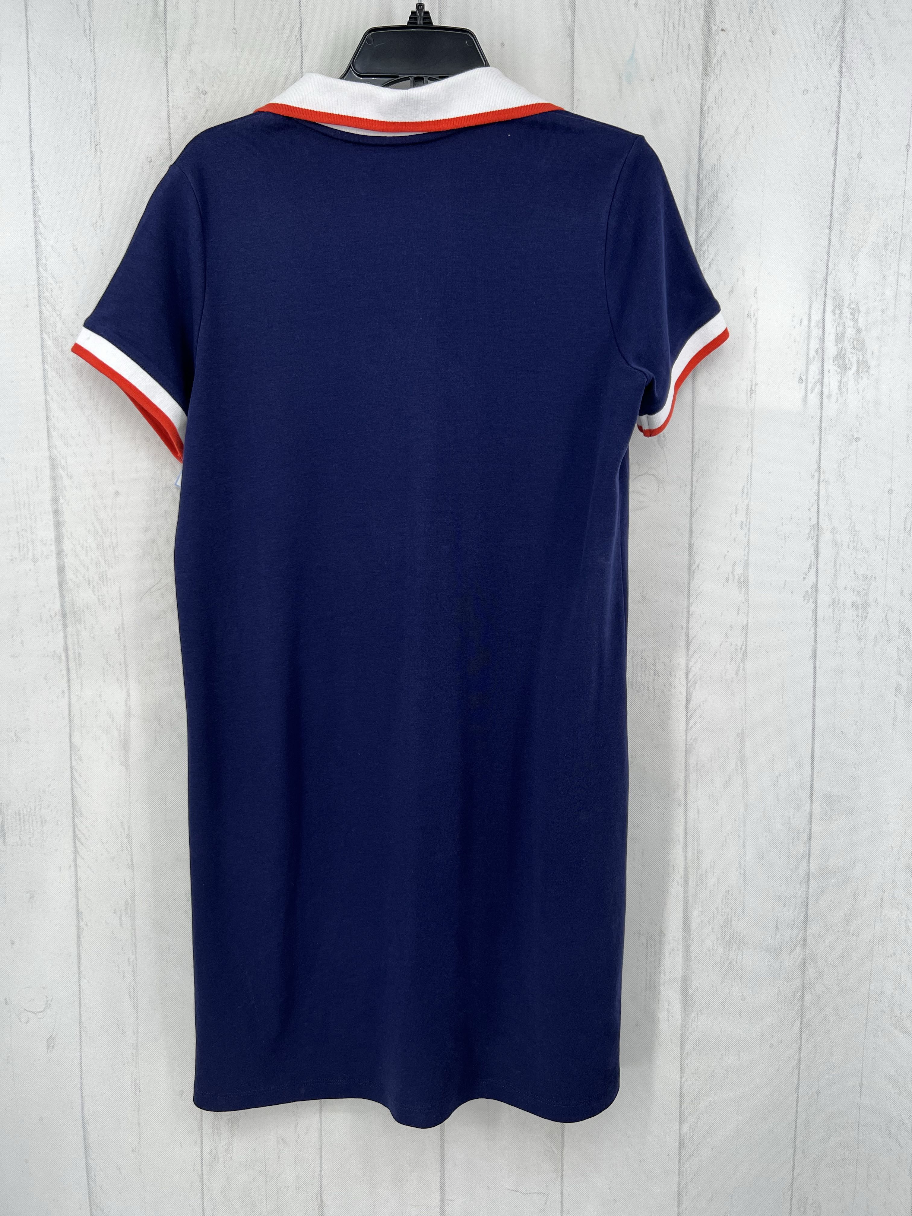 M split neck s/s dress