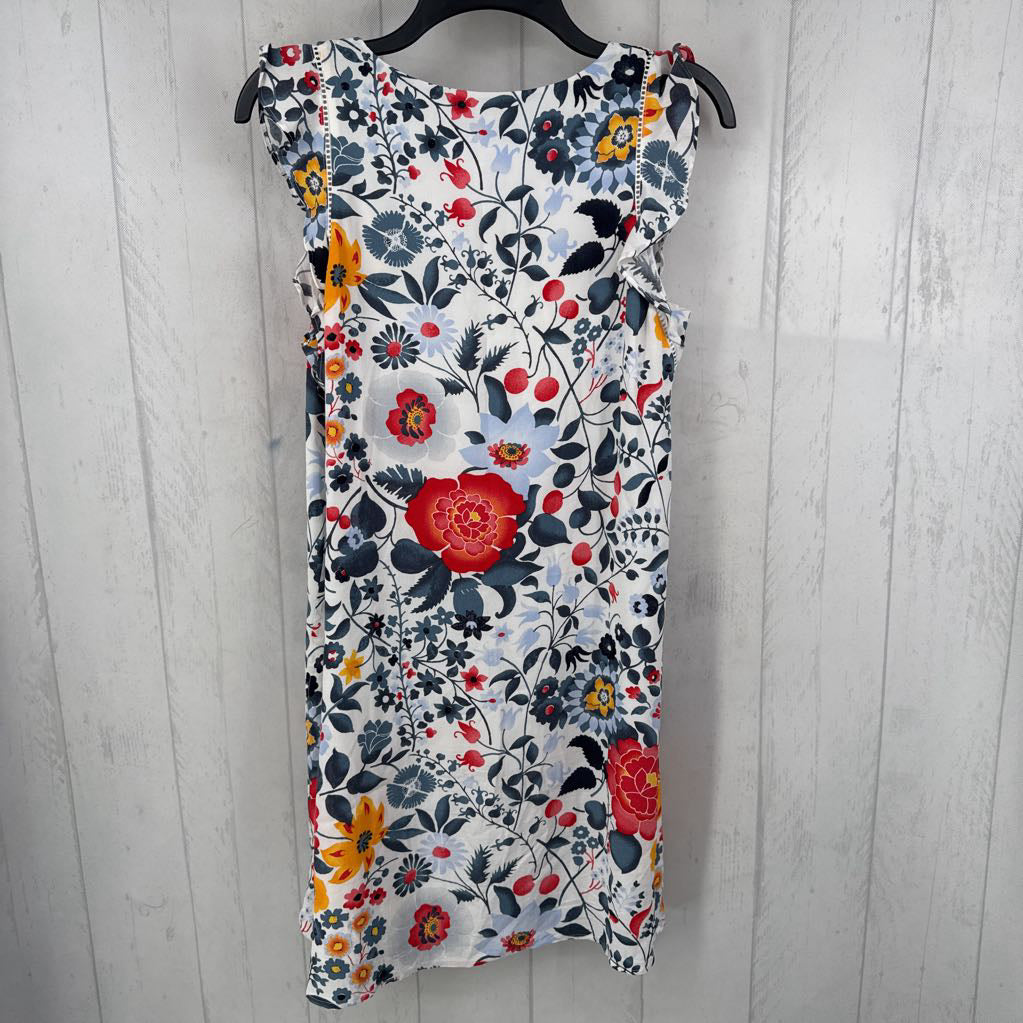 SP ruffle slv floral dress