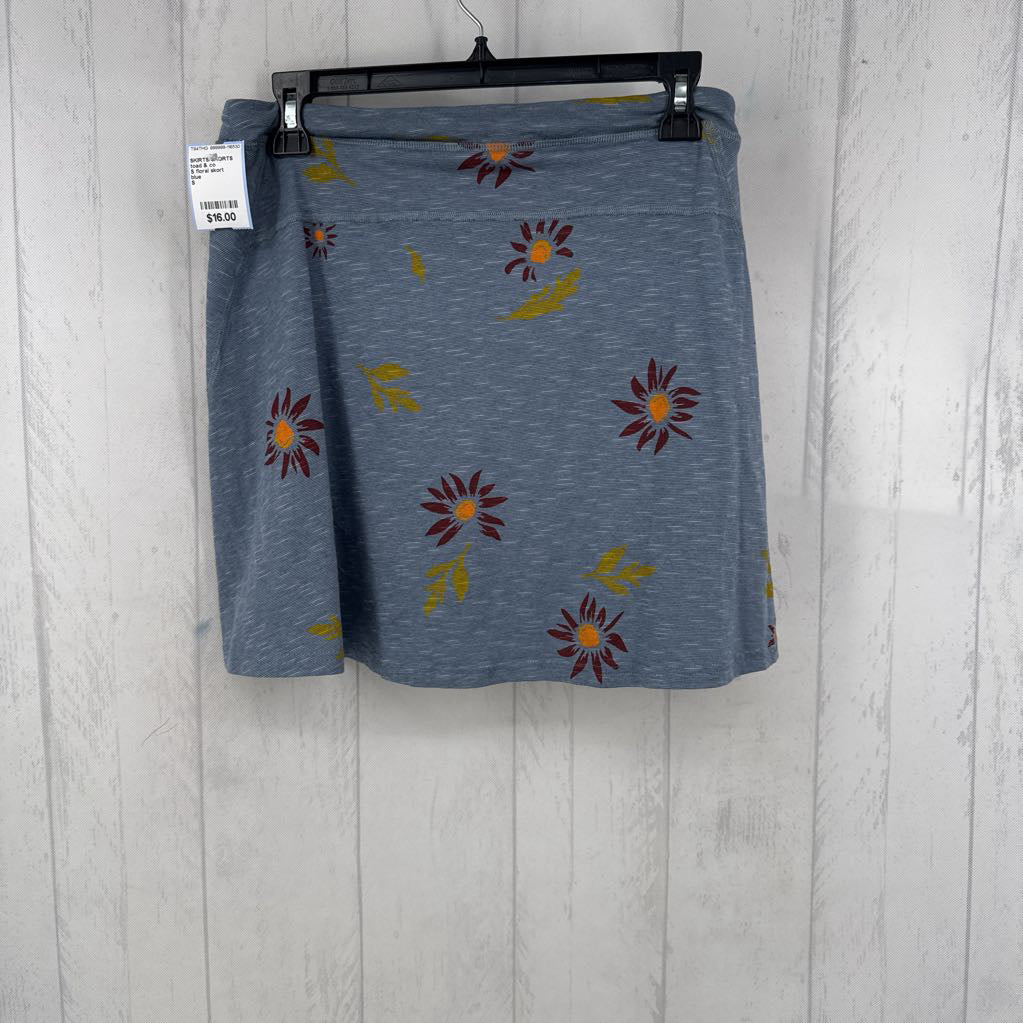 S floral skort