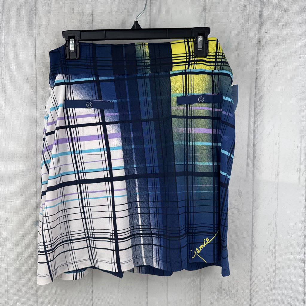 L plaid skort
