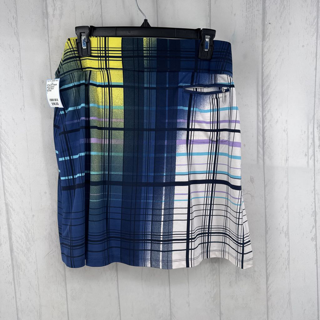 L plaid skort