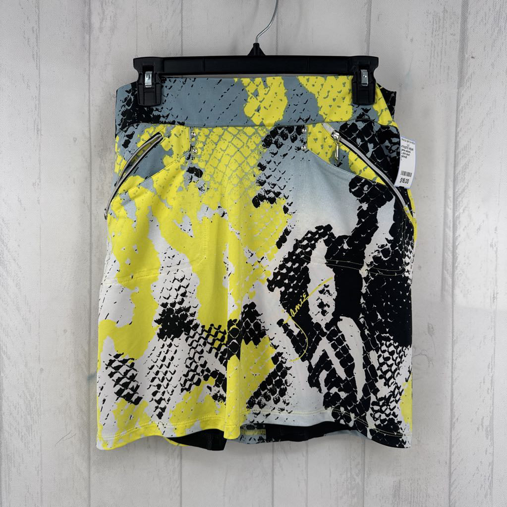 L print skort