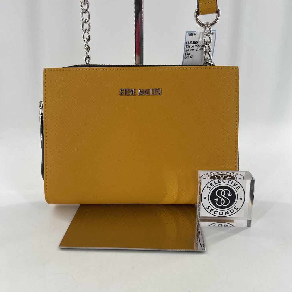 leather chain strap crossbody