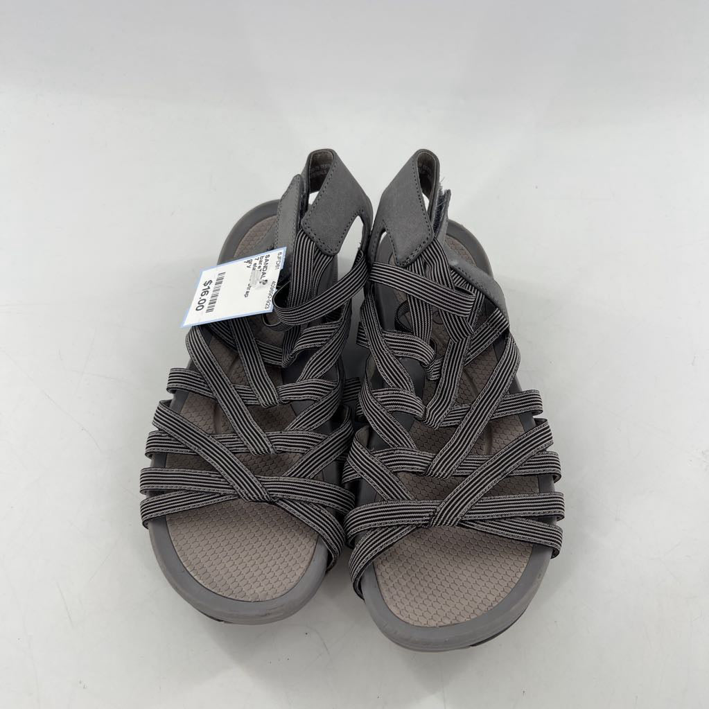 7 elastic strap sandal