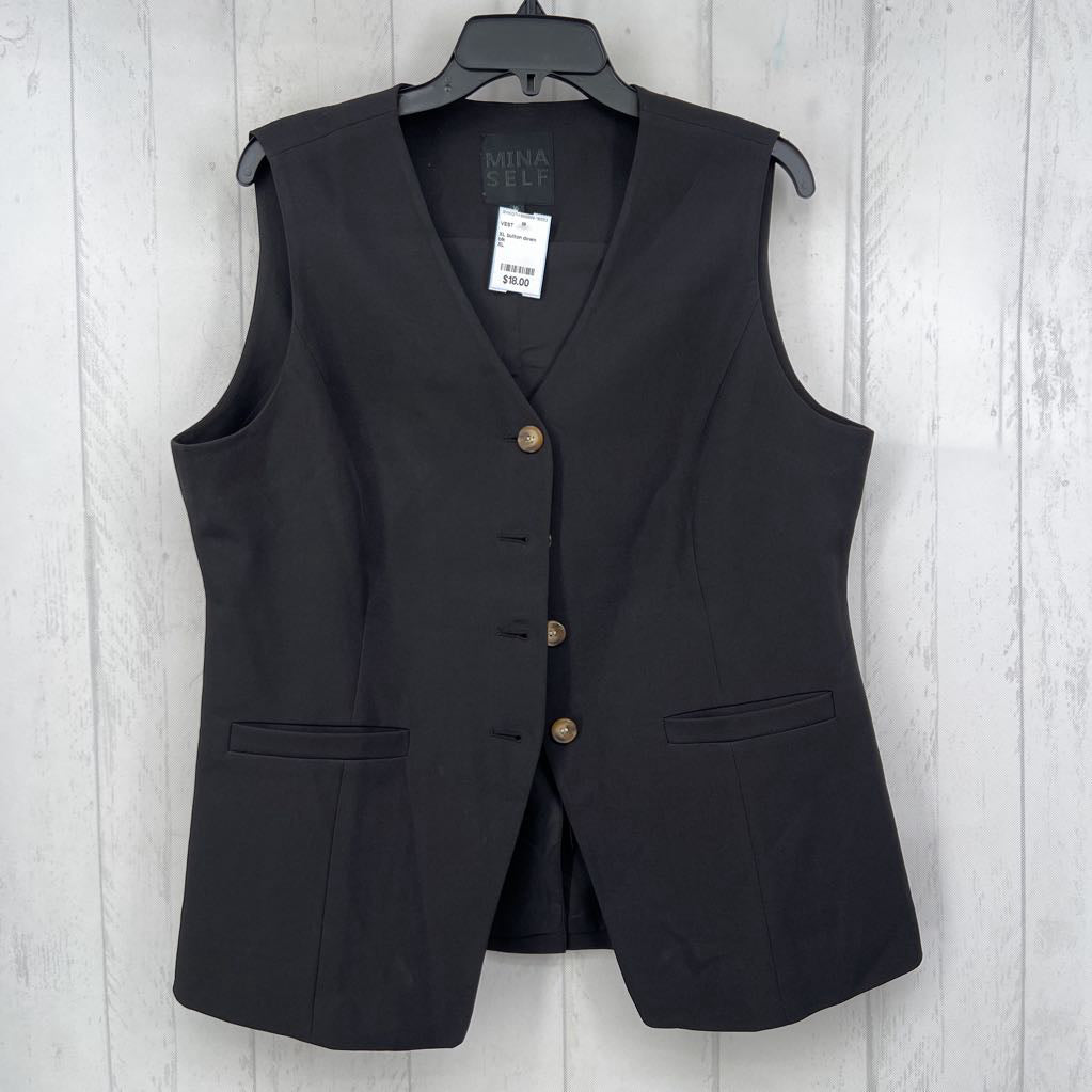 XL button down vest