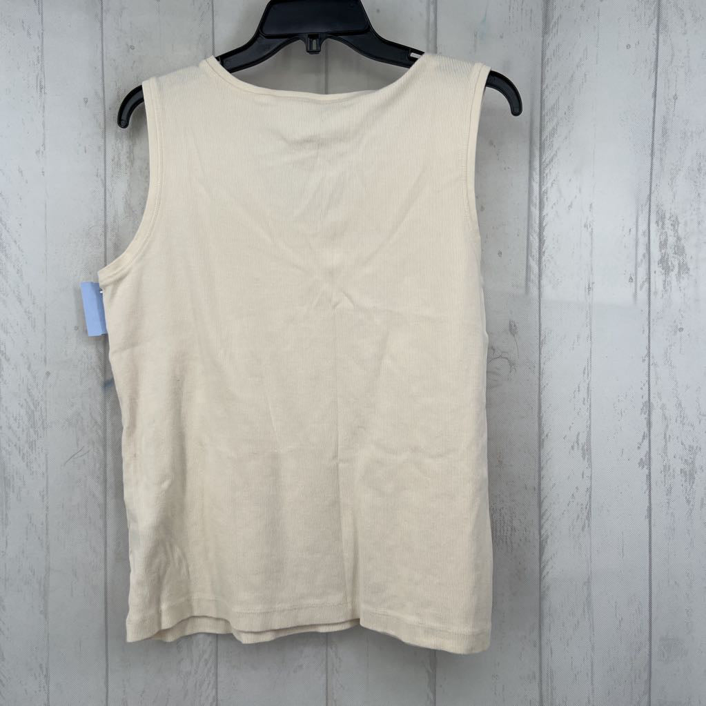 XL ribbed v-neck tank