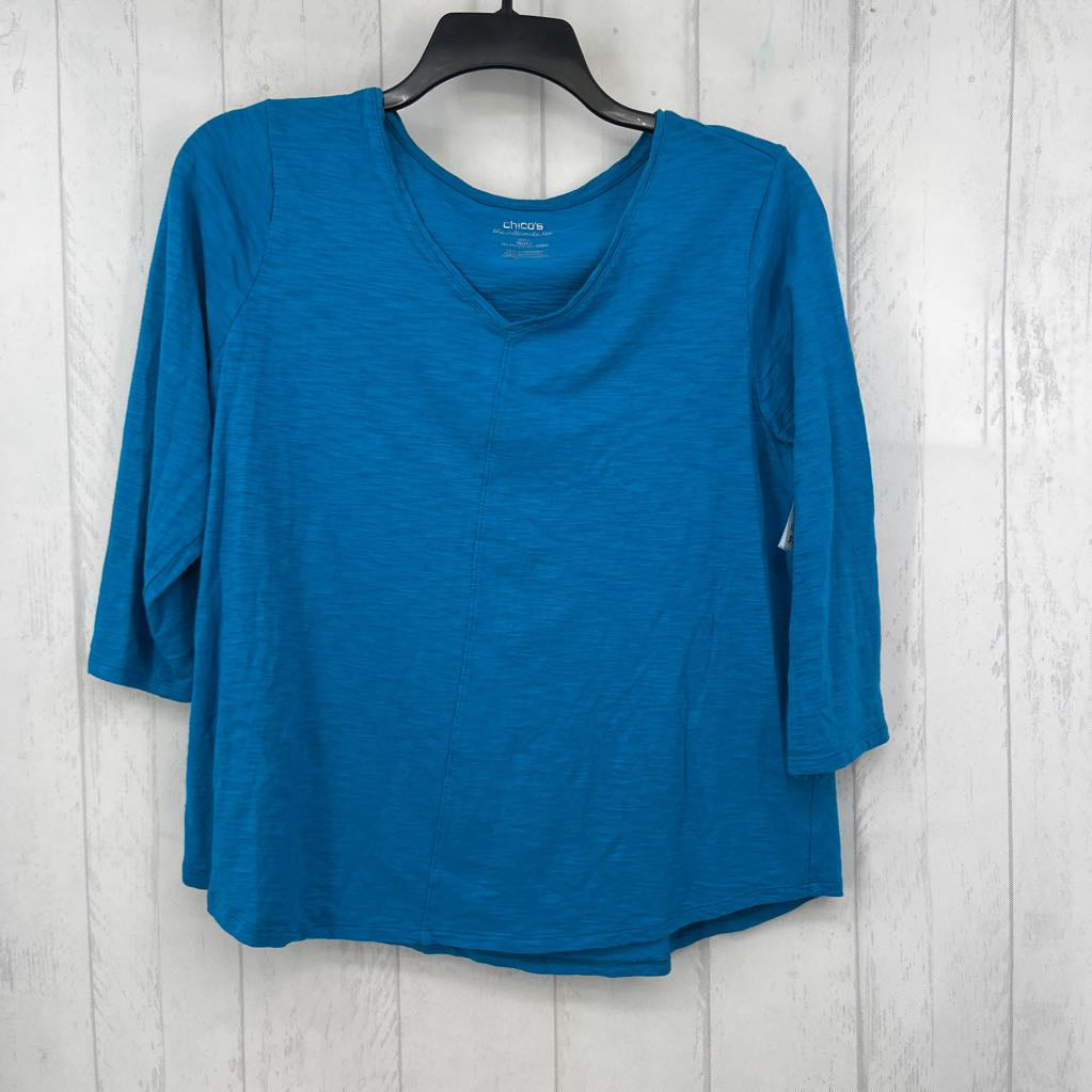 XL v-neck 3/4 slv tee
