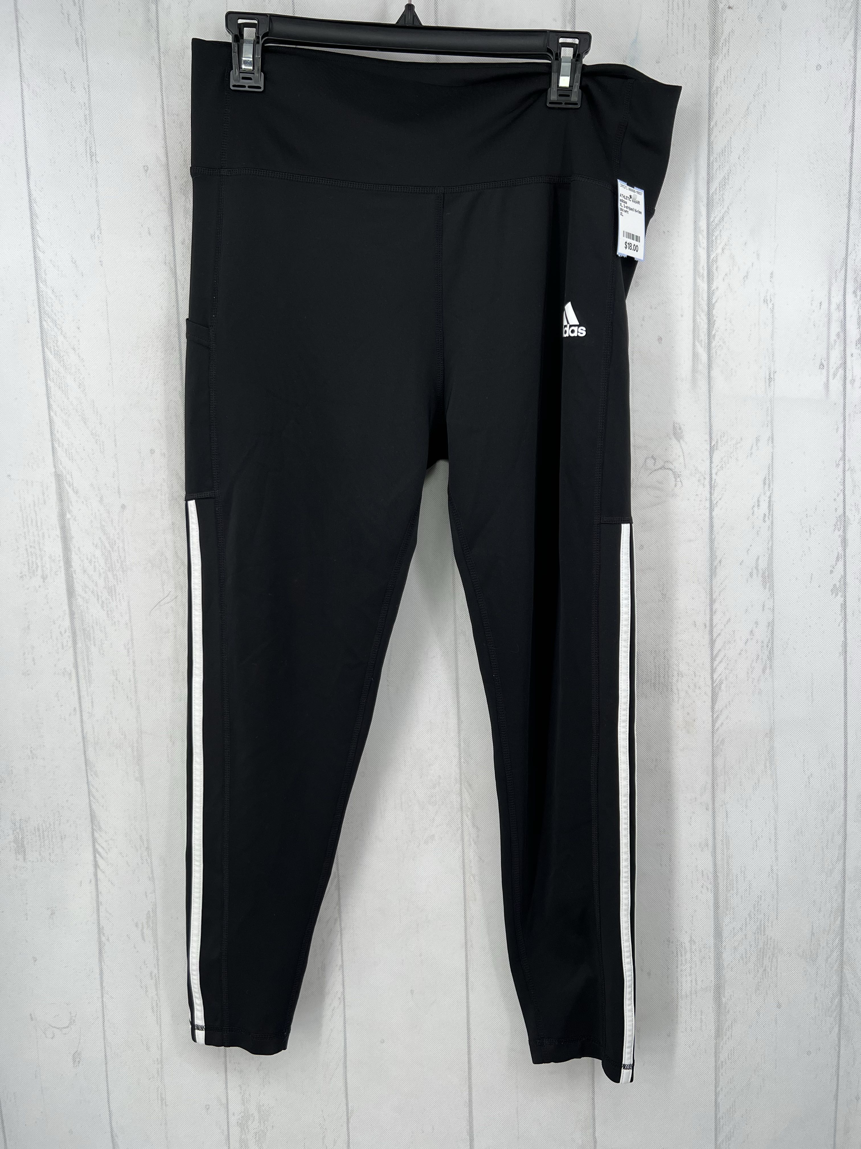 XL 3-striped hi-rise leggings