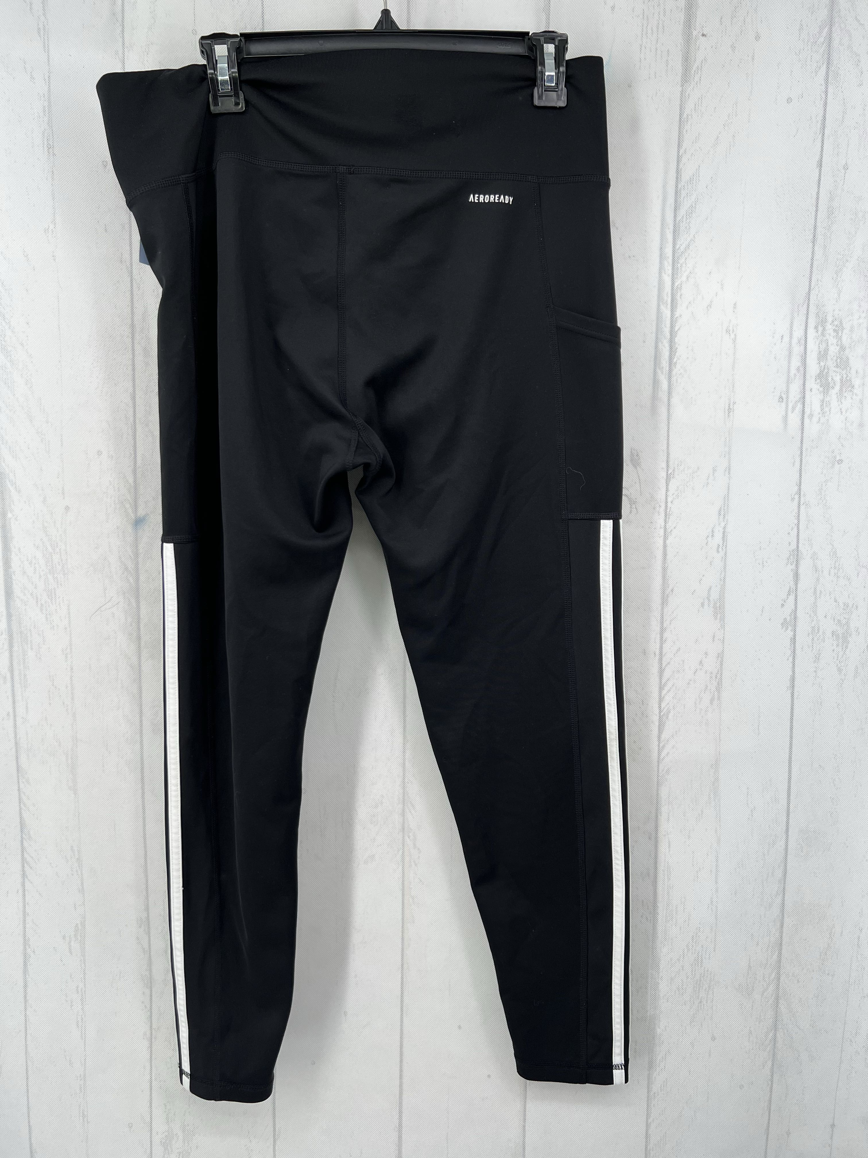 XL 3-striped hi-rise leggings