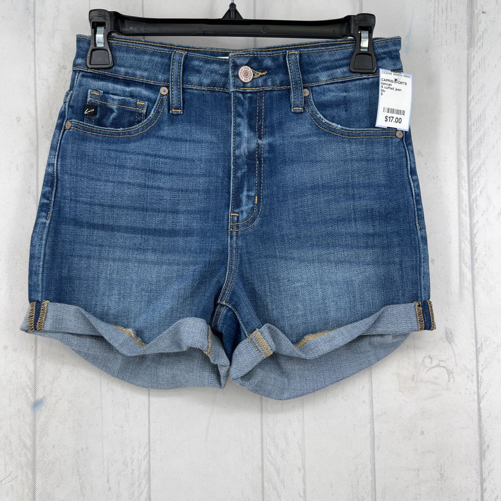 S cuffed jean shorts