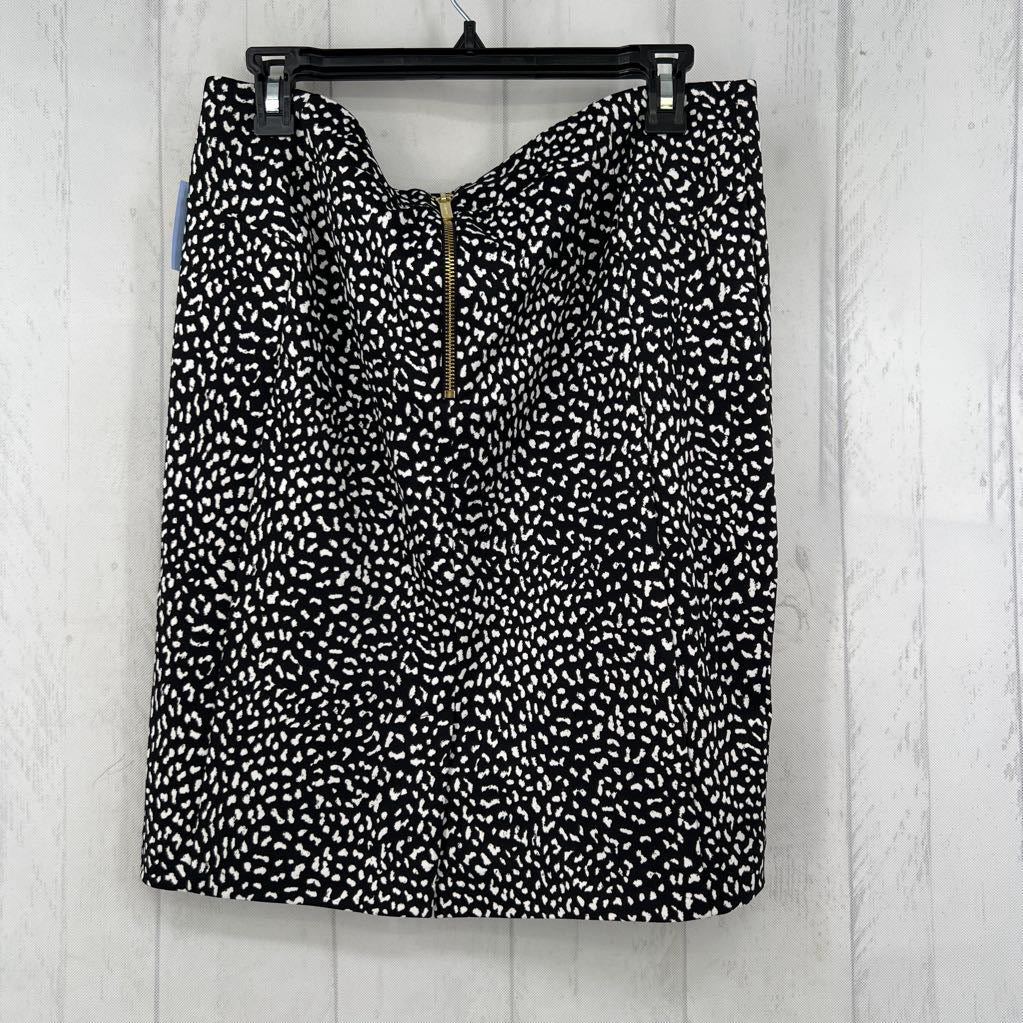 L animal print skirt
