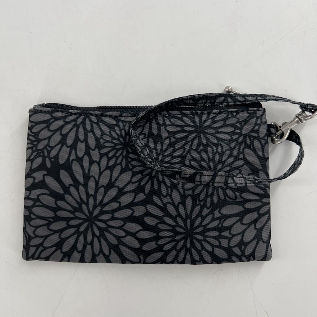 2pc floral print nylon crossbody w/ wristlet