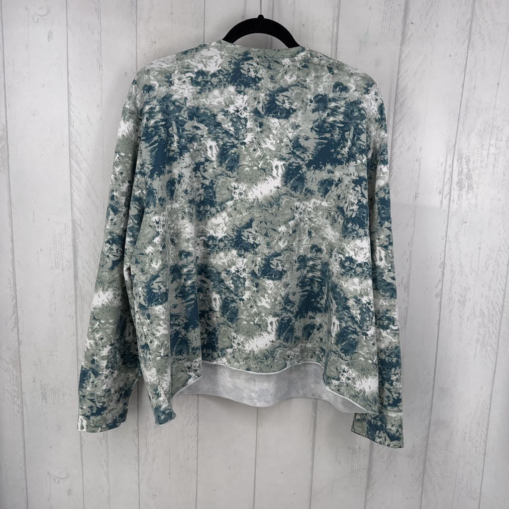 2X tie-dye l/s top