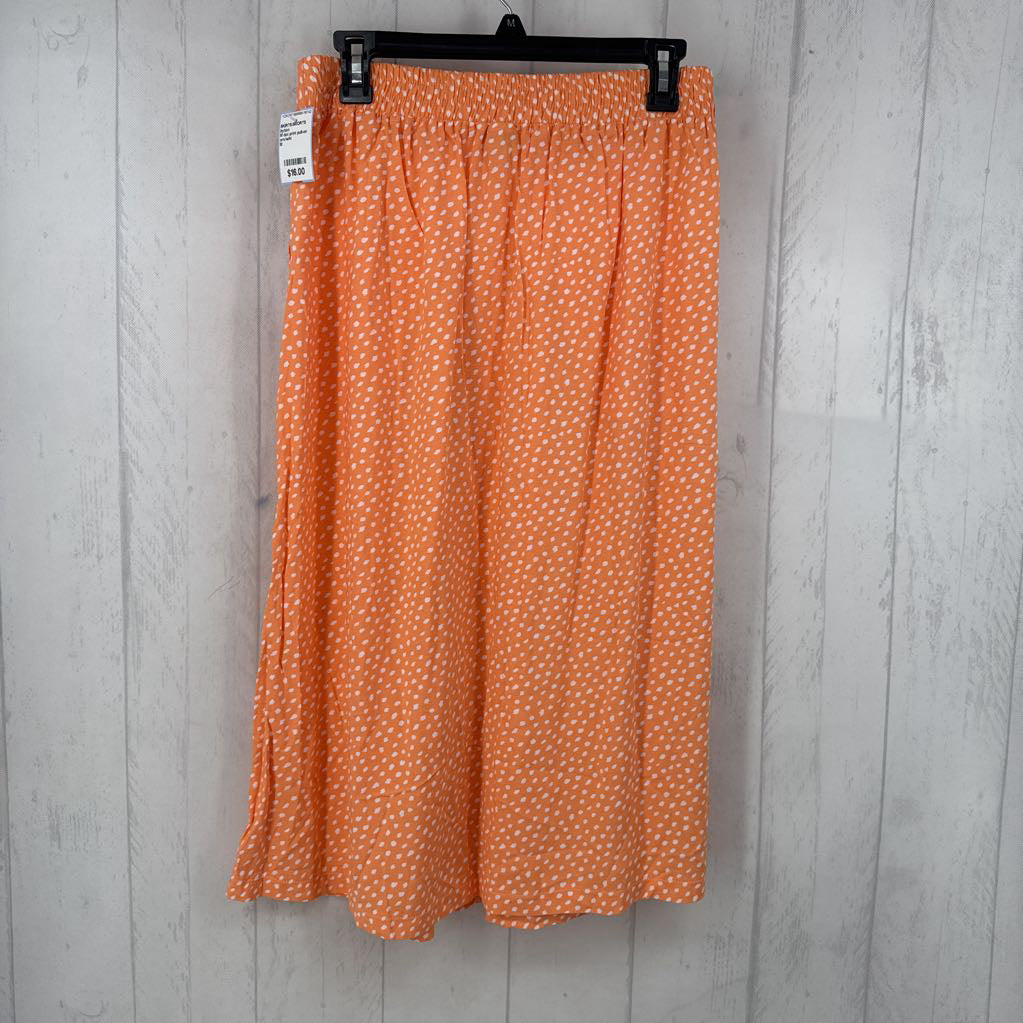 M dot print pull-on skirt