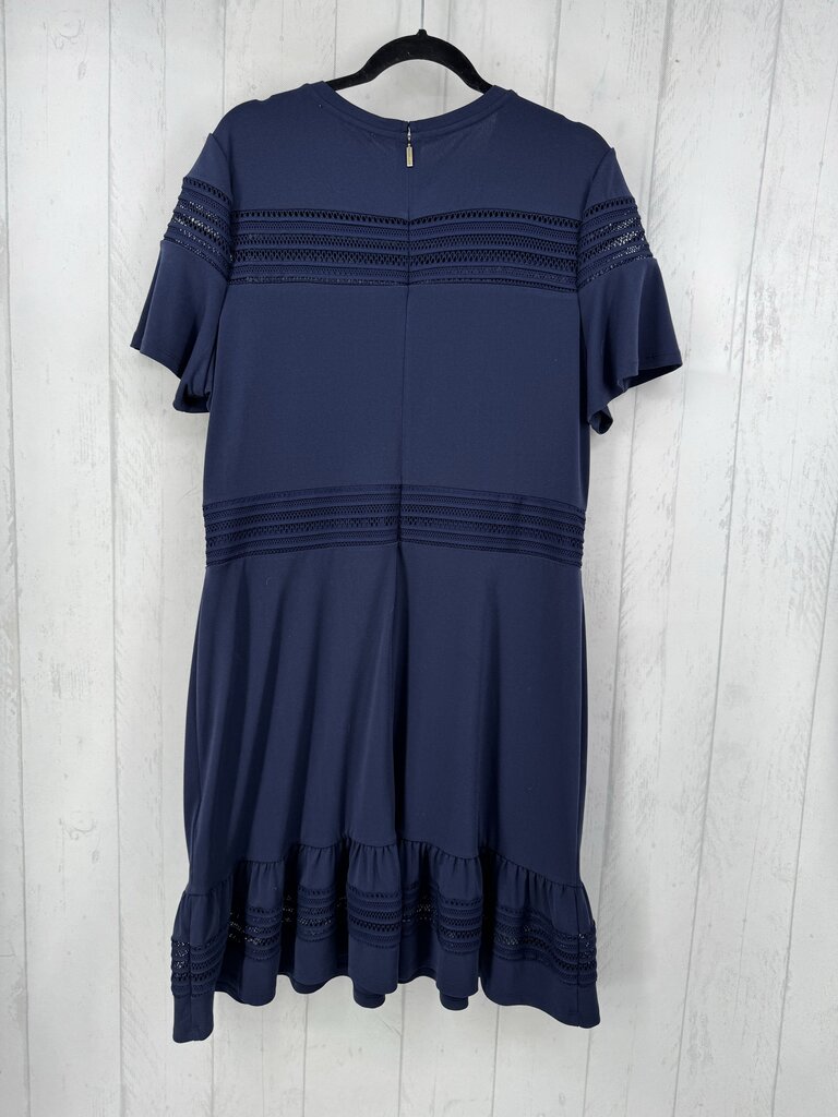 XXL ric-rac detail s/s dress
