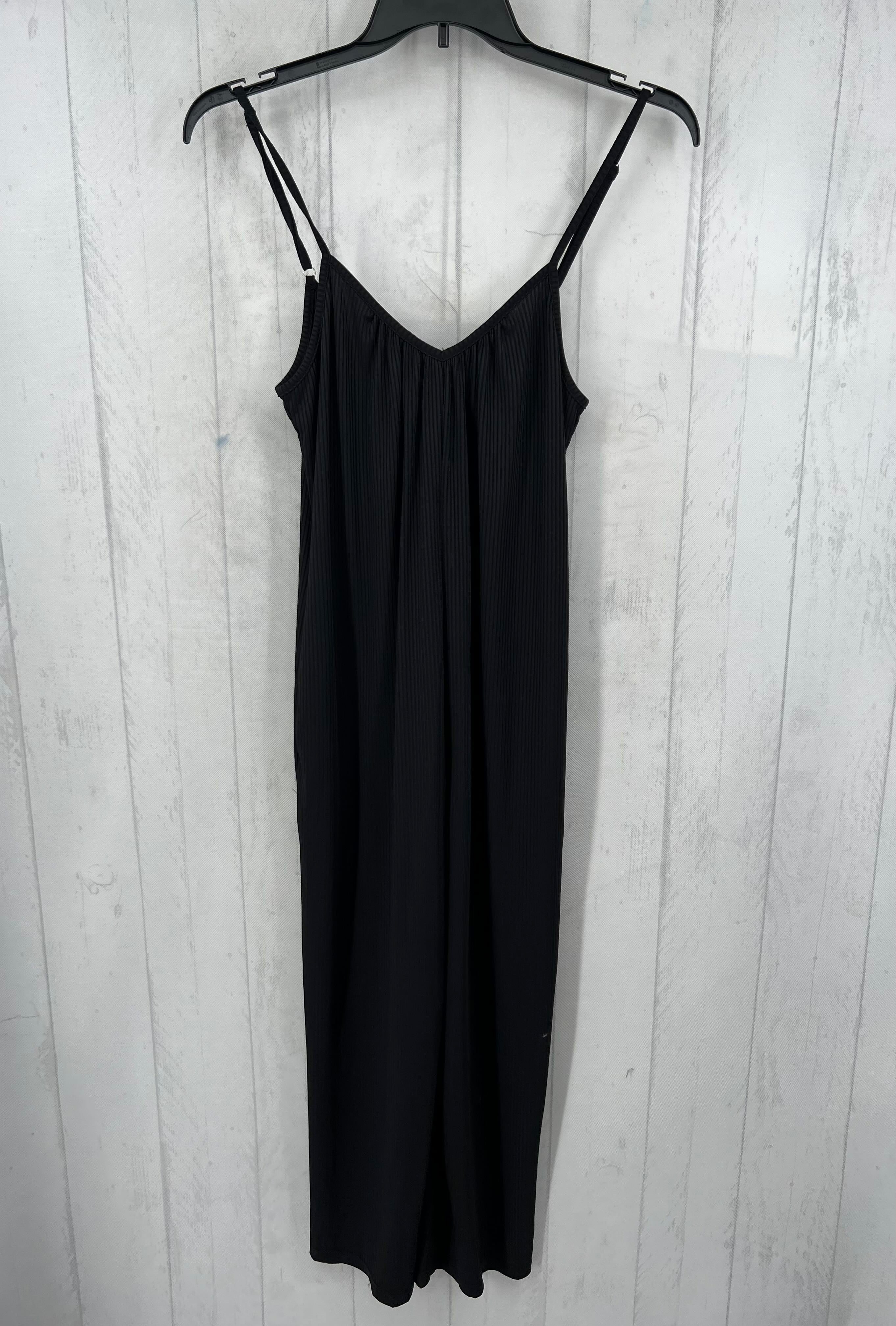 M ribbed v-neck slvls jumpsuit