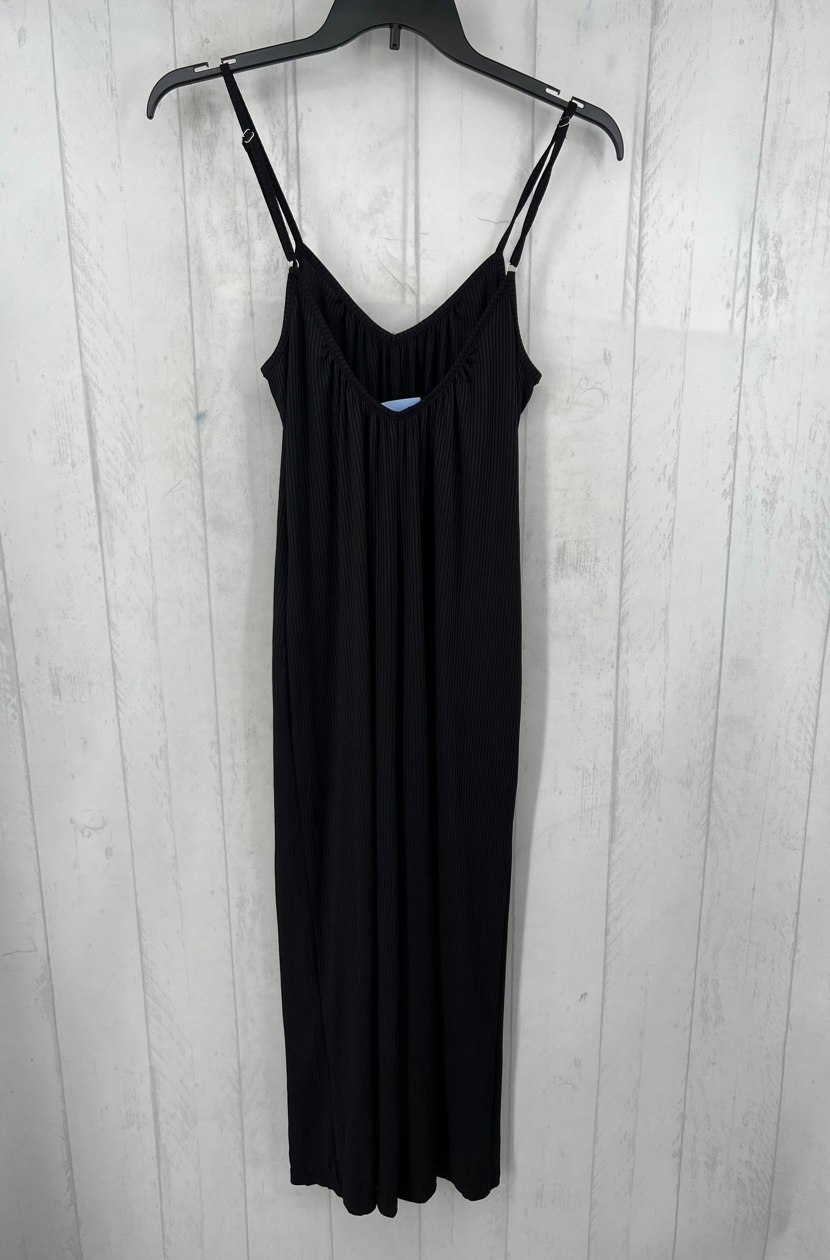 M ribbed v-neck slvls jumpsuit