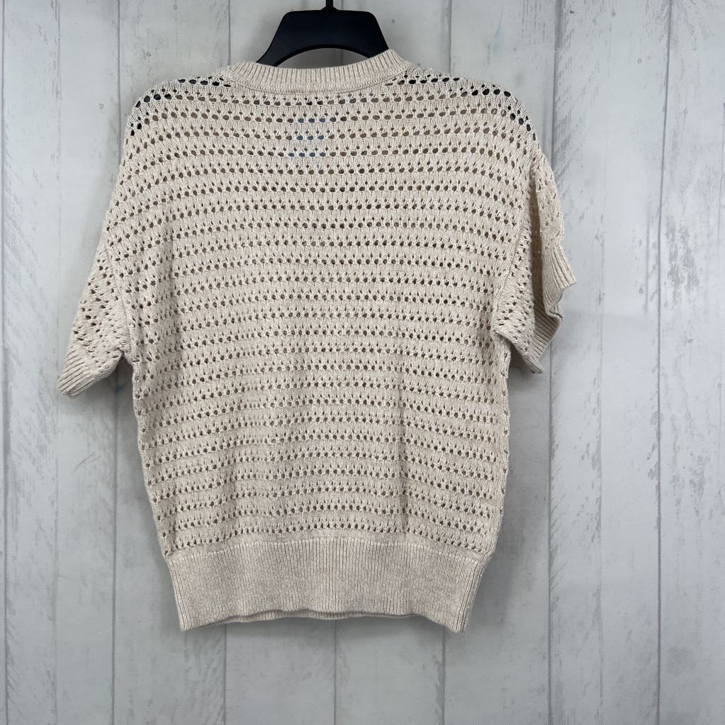 S crochet s/s sweater