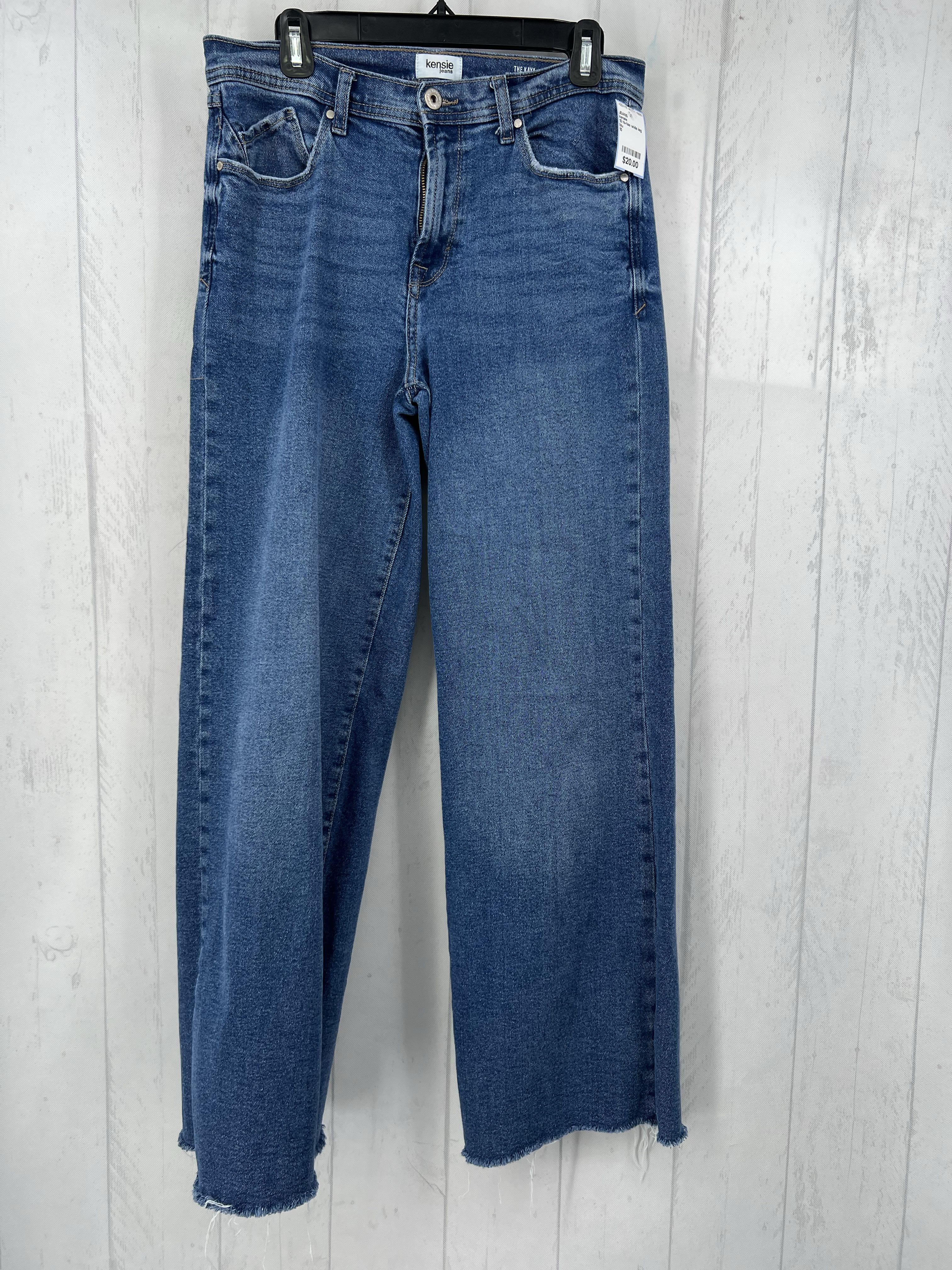 10 hi-rise wide leg jean