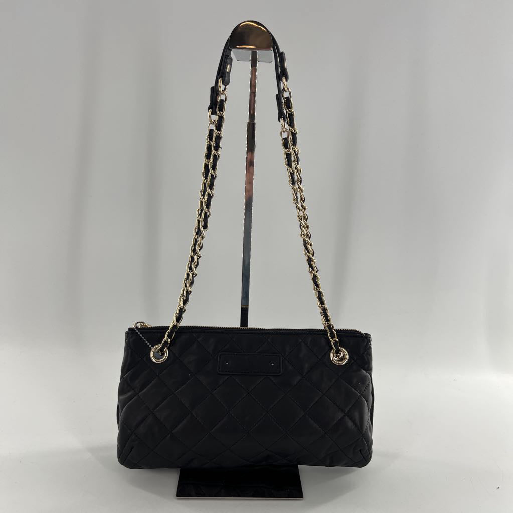 quilted leather chain strap purse