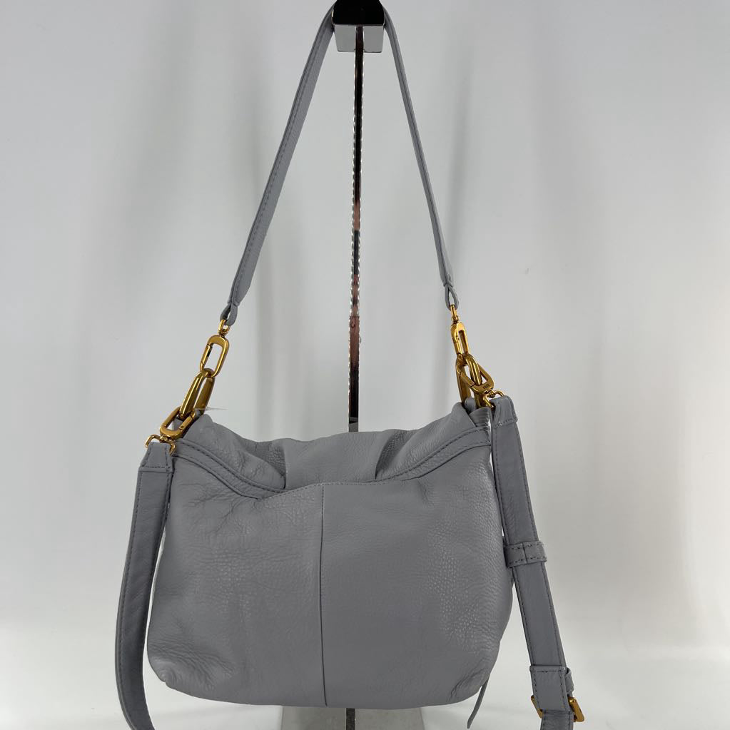 pebbled flap shoulder bag/crossbody